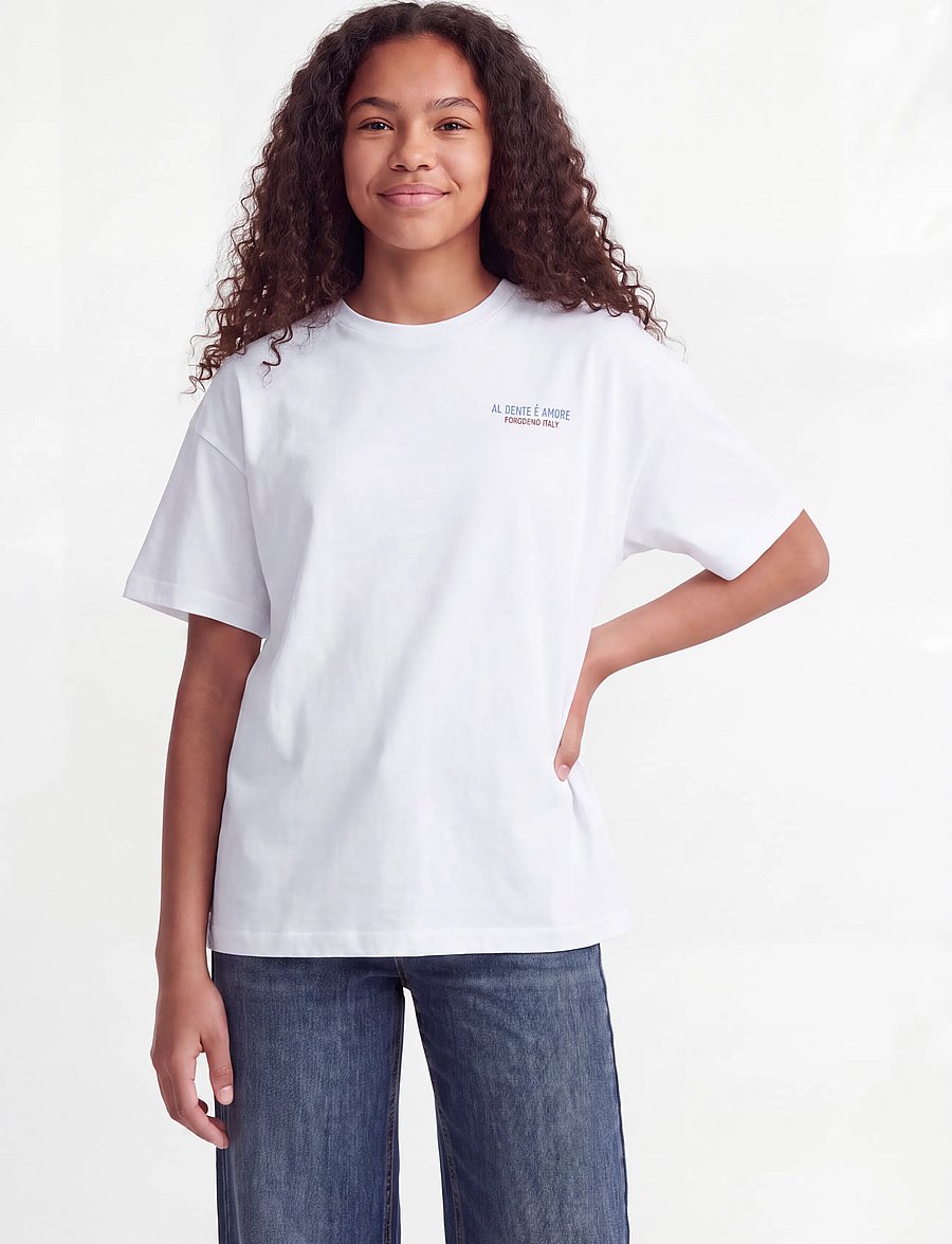 JJXX Kids - JXMILLOW SS TEE JRS SN GRL - kurzärmelige - bright white - 0