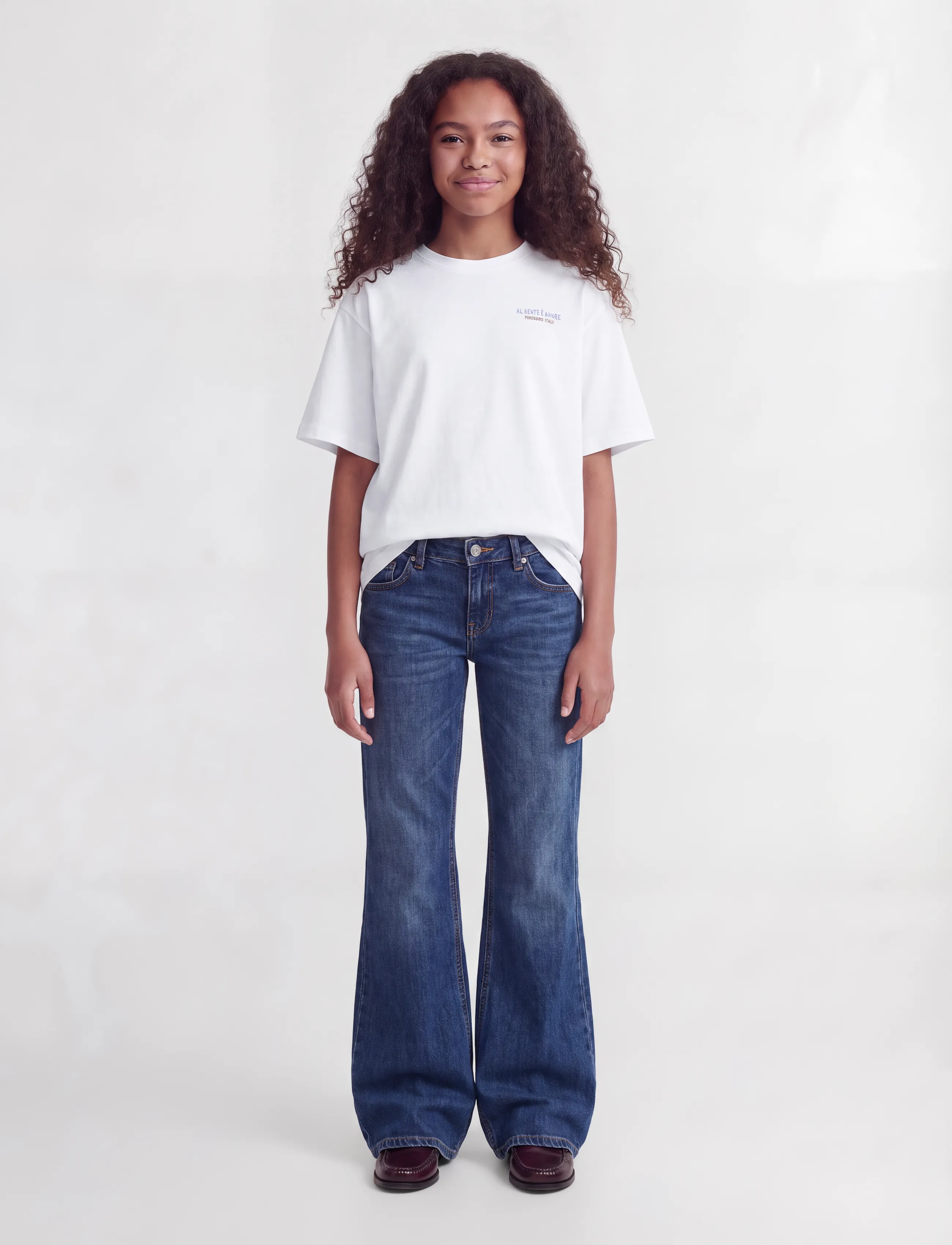 JJXX Kids - JXMILLOW SS TEE JRS SN GRL - short-sleeved t-shirts - bright white - 4