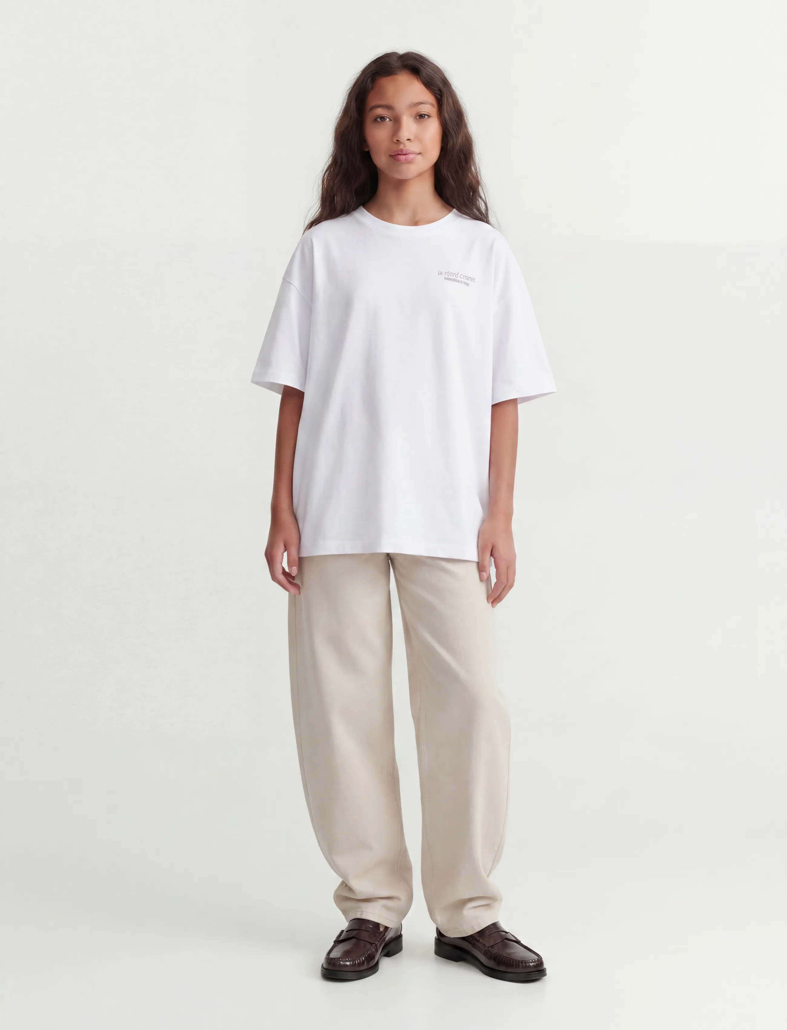 JJXX Kids - JXMILLOW SS TEE JRS SN GRL - lühikeste varrukatega t-särgid - bright white - 4
