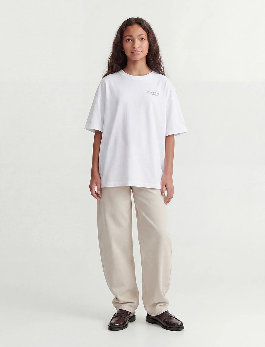 JJXX Kids - JXMILLOW SS TEE JRS SN GRL - lühikeste varrukatega t-särgid - bright white - 4