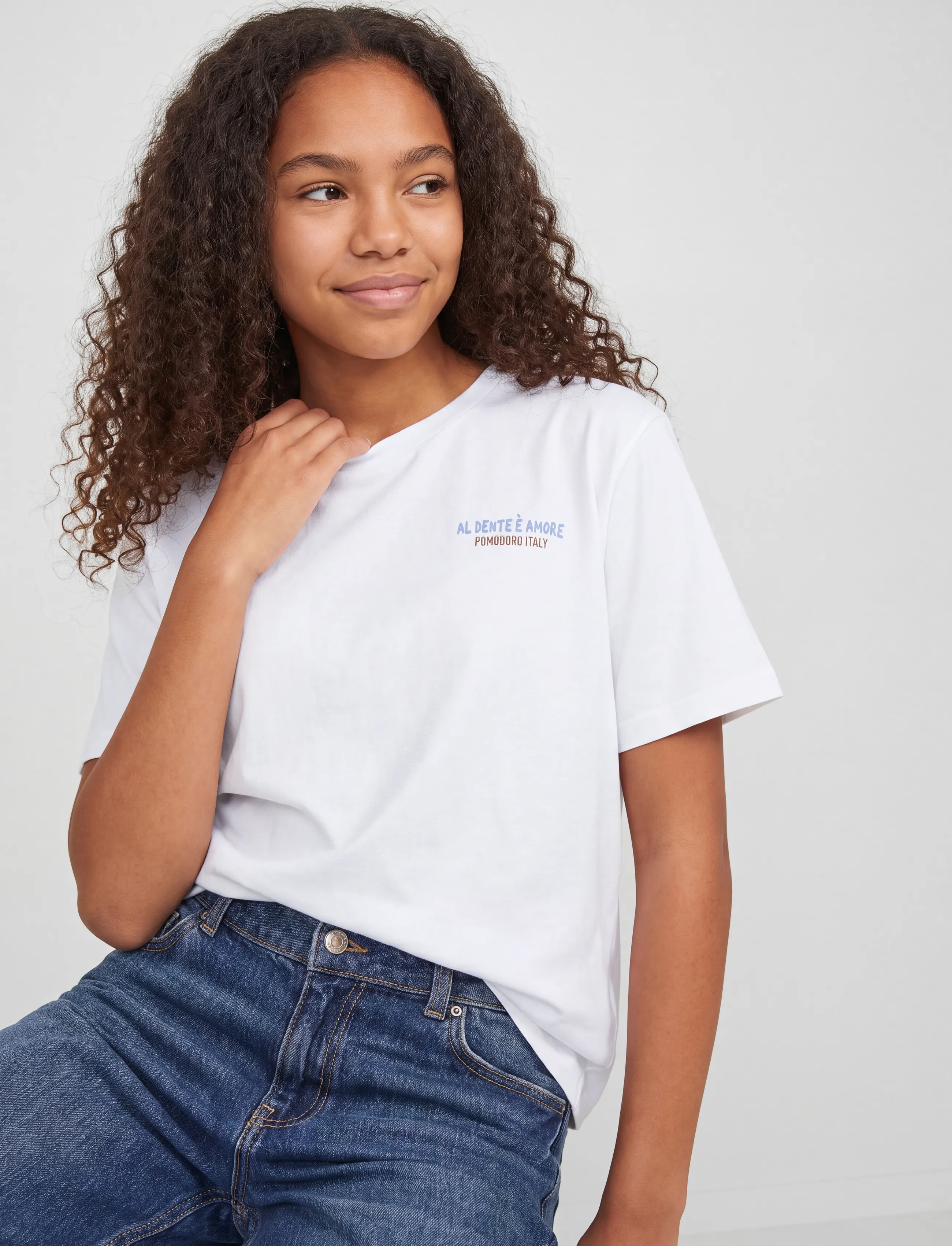 JJXX Kids - JXMILLOW SS TEE JRS SN GRL - short-sleeved t-shirts - bright white - 5