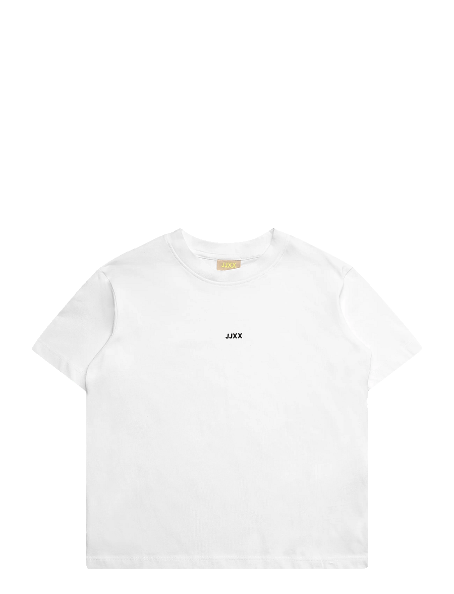 JJXX Kids - JXANDREA SS LOGO TEE JRS SN GRL - kortærmede t-shirts - bright white - 1
