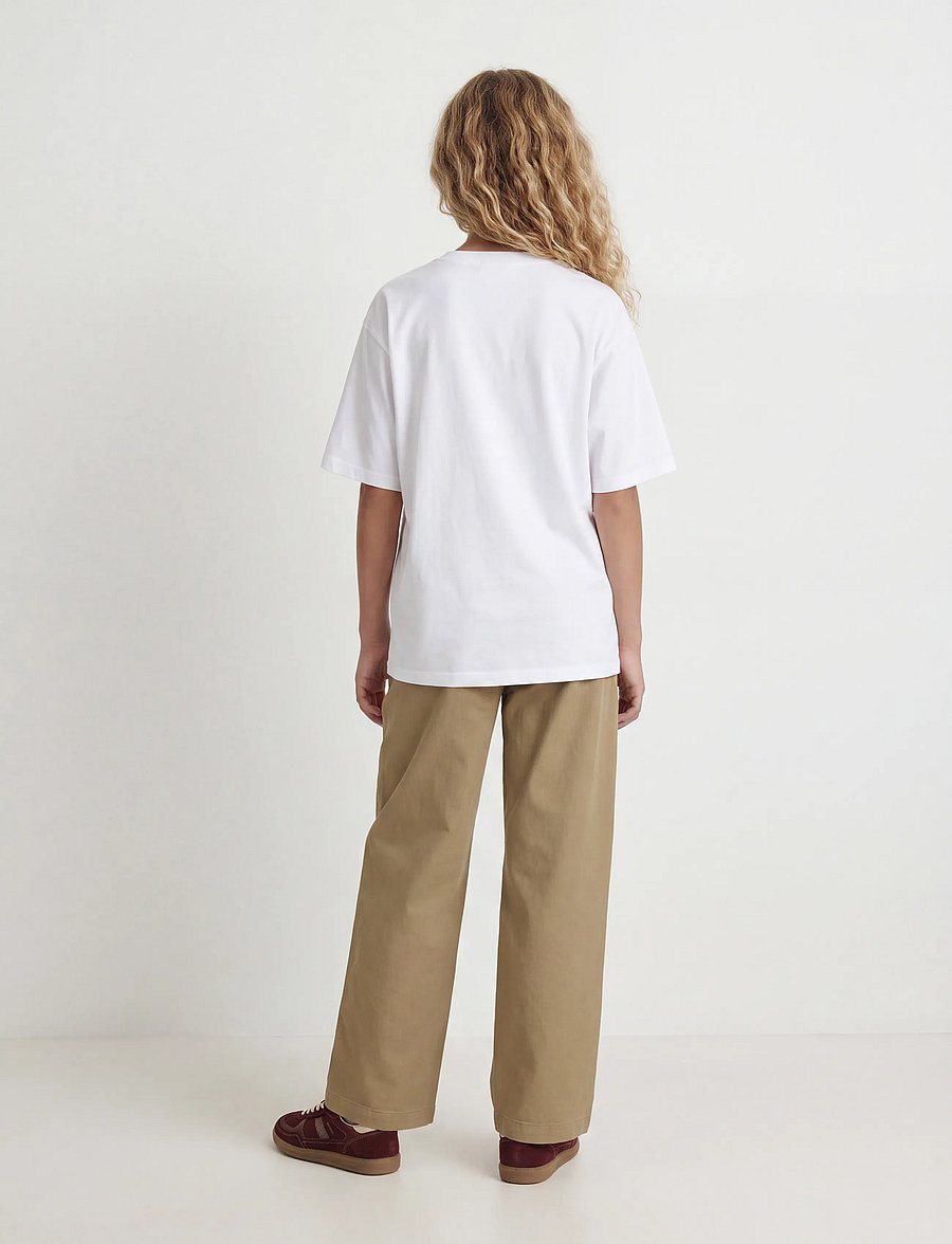 JJXX Kids - JXANDREA SS LOGO TEE JRS SN GRL - kortærmede t-shirts - bright white - 3