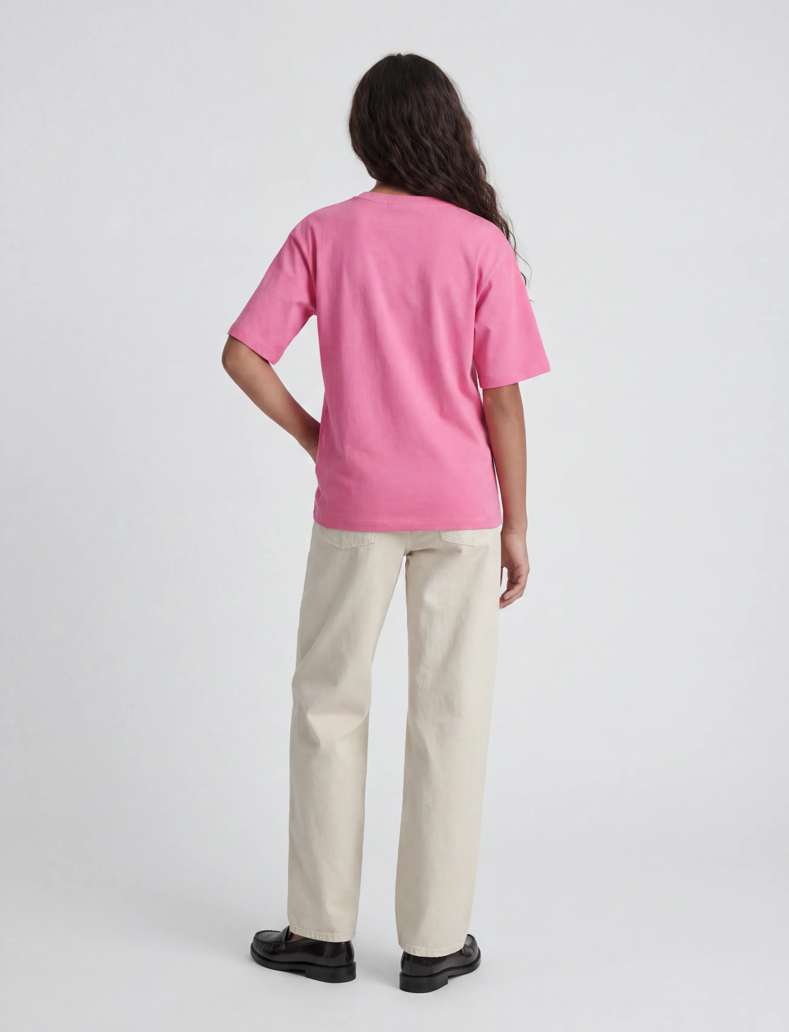 JJXX Kids - JXANDREA SS LOGO TEE JRS SN GRL - kortärmade t-shirts - carmine rose - 3