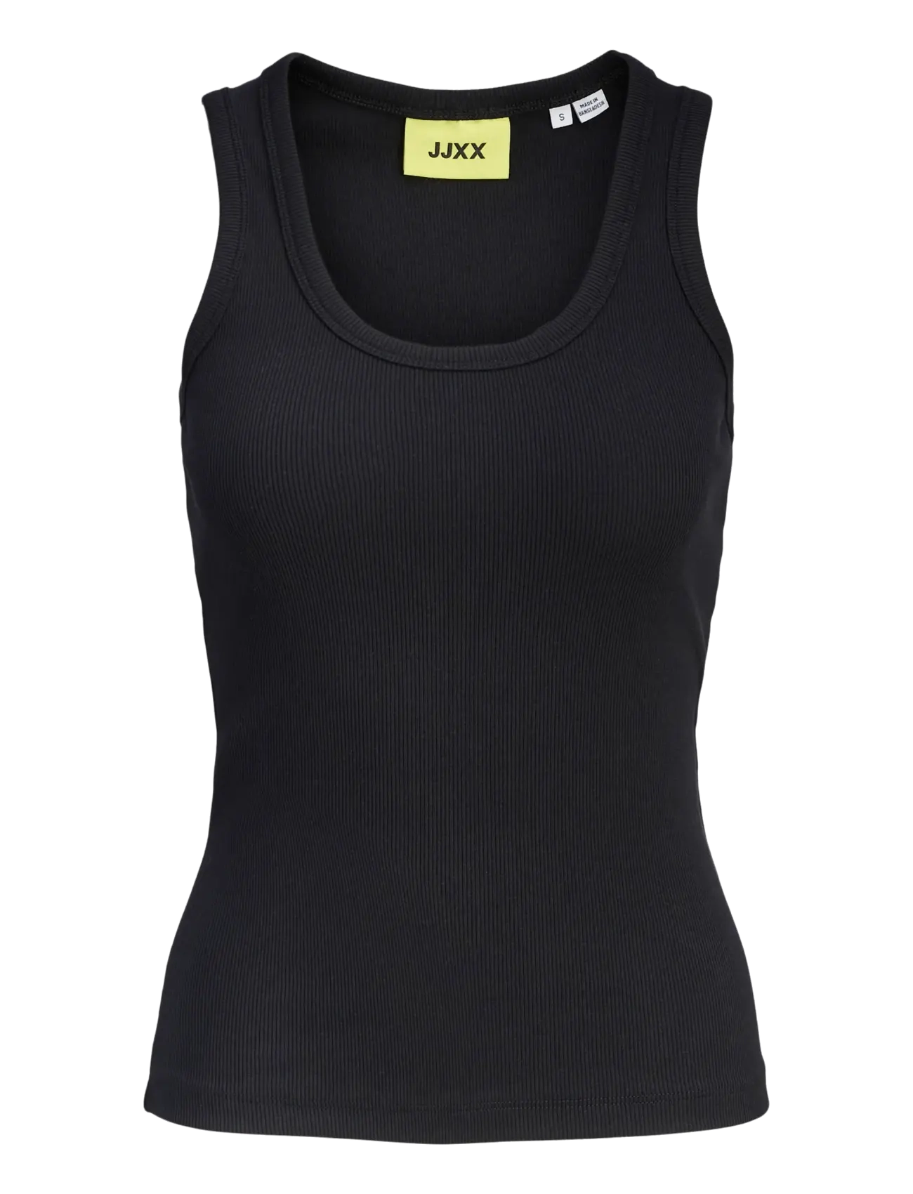 JJXX Girls JXFRIDA SL U-NECK TOP JRS NOOS GRL - Toppar & T-shirts - BLACK / black