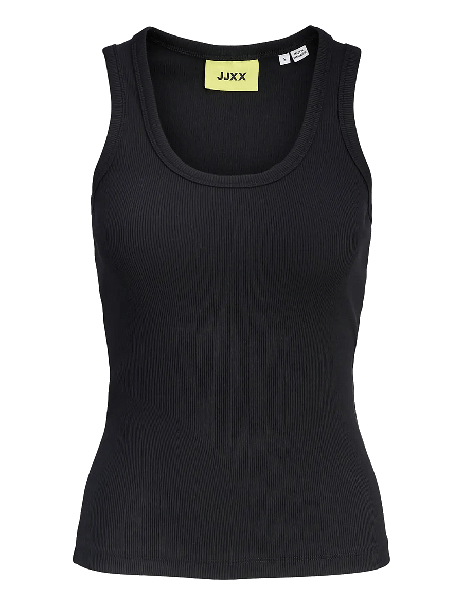 JJXX Kids - JXFRIDA SL U-NECK TOP JRS NOOS GRL - débardeurs - black - 1