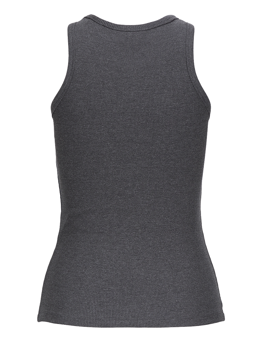 JJXX Kids - JXFRIDA SL U-NECK TOP JRS NOOS GRL - Ærmeløs undertrøje - dark grey melange - 2