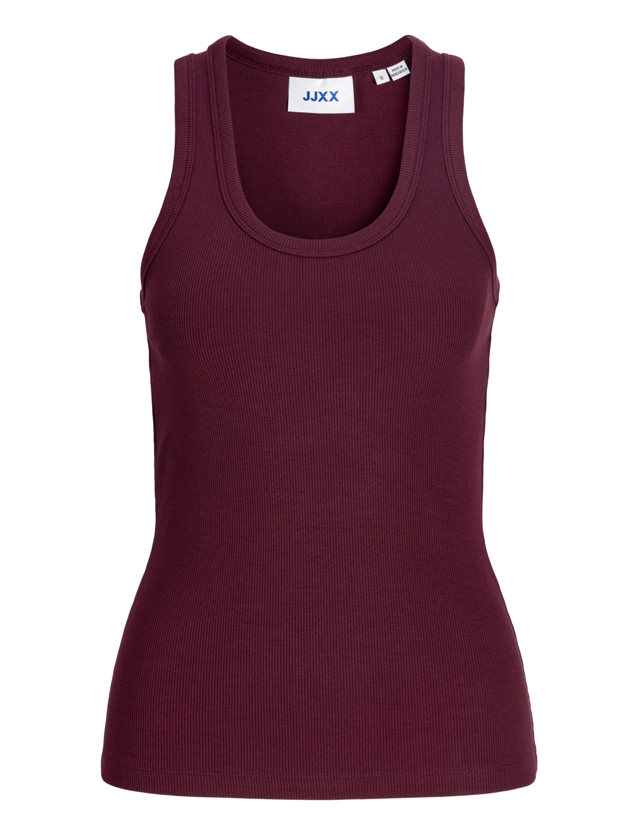 JJXX Girls JXFRIDA SL U-NECK TOP JRS NOOS GRL - T-shirts - WINETASTING / burgundy