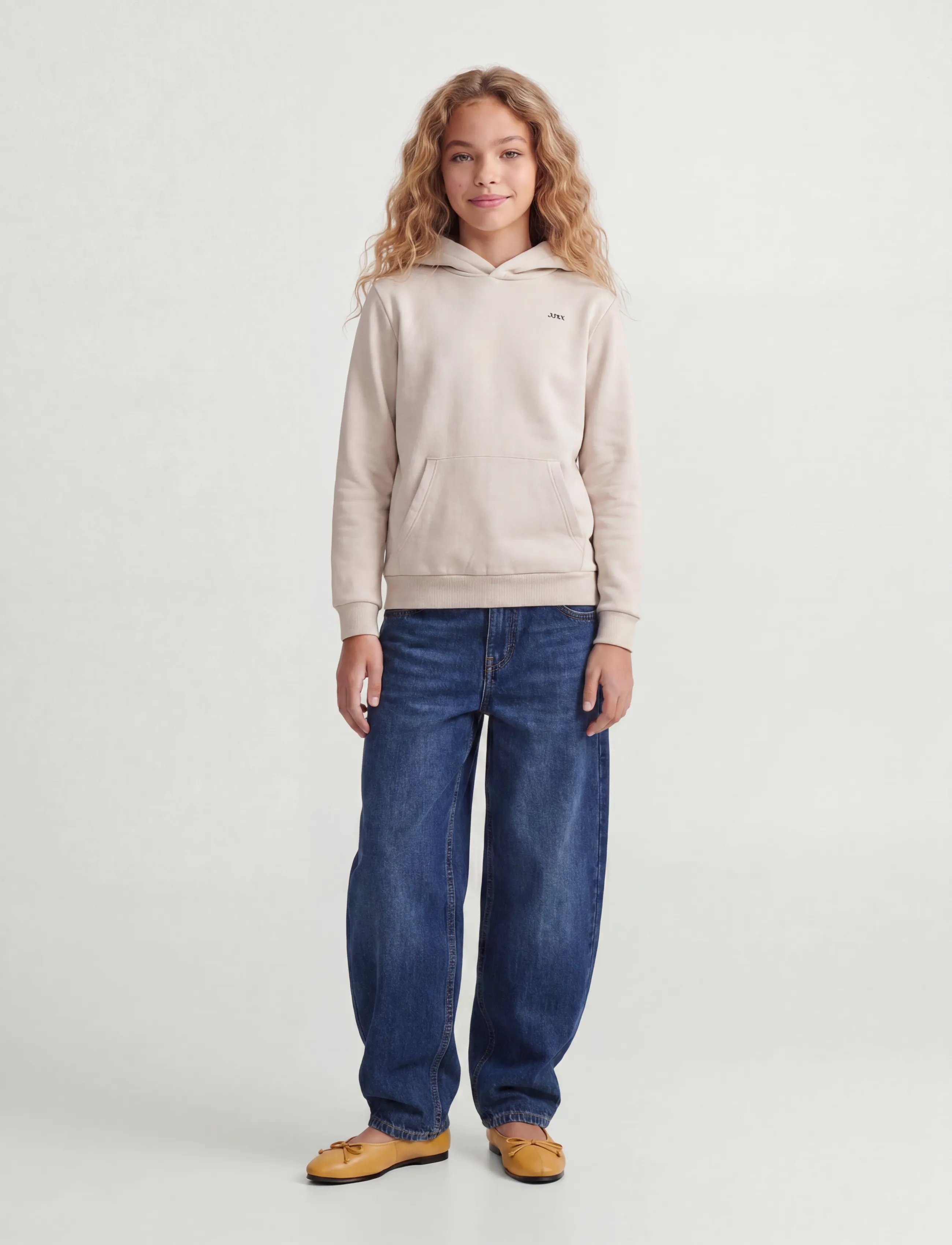 JJXX Kids - JXABBIE LS EVERY HOOD SWT NOOS GRL - kapuutsiga pusad - moonbeam - 4