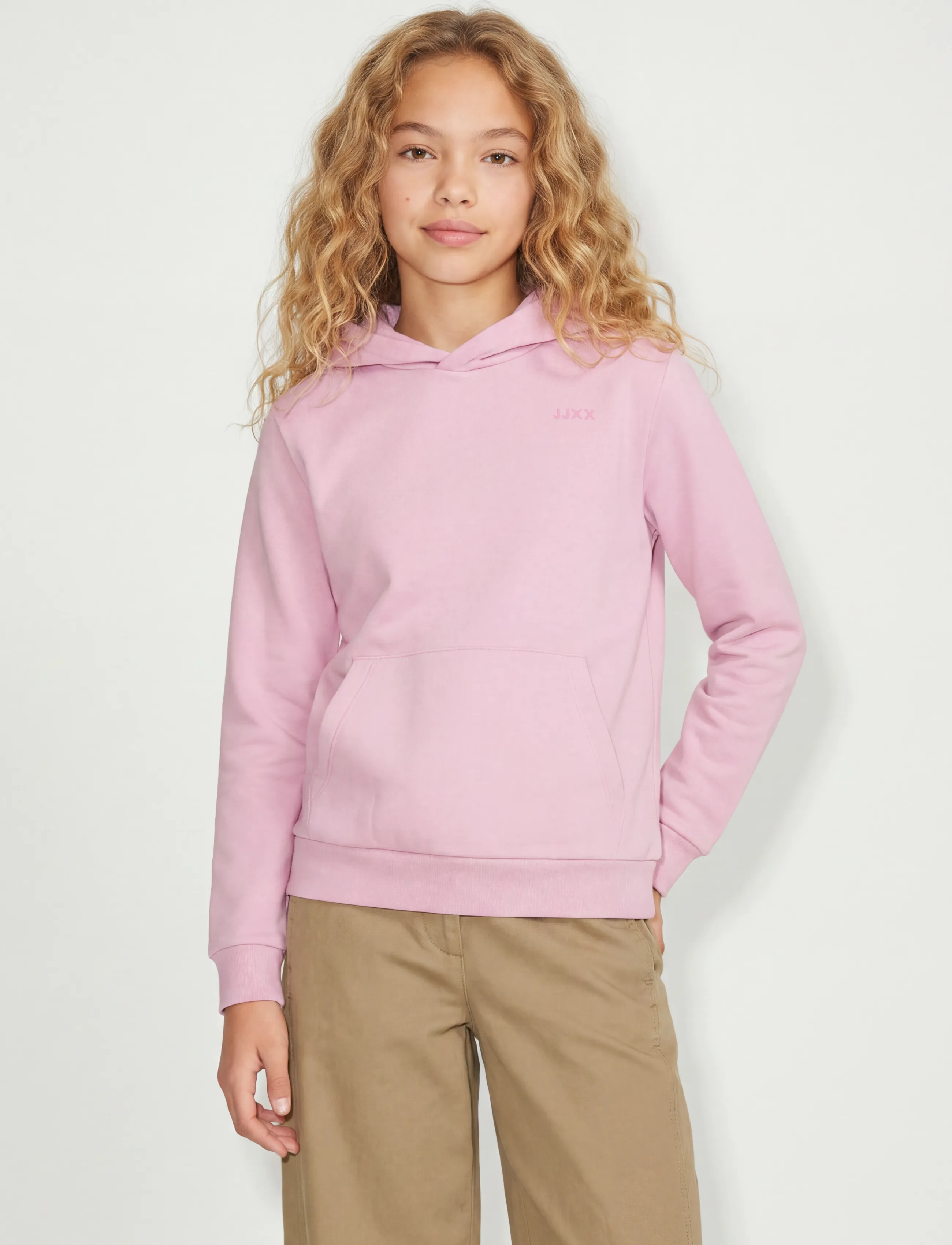 JJXX Kids JXABBIE LS EVERY HOOD SWT NOOS GRL - Kapuzenpullover - ORCHID SMOKE / pink/rose