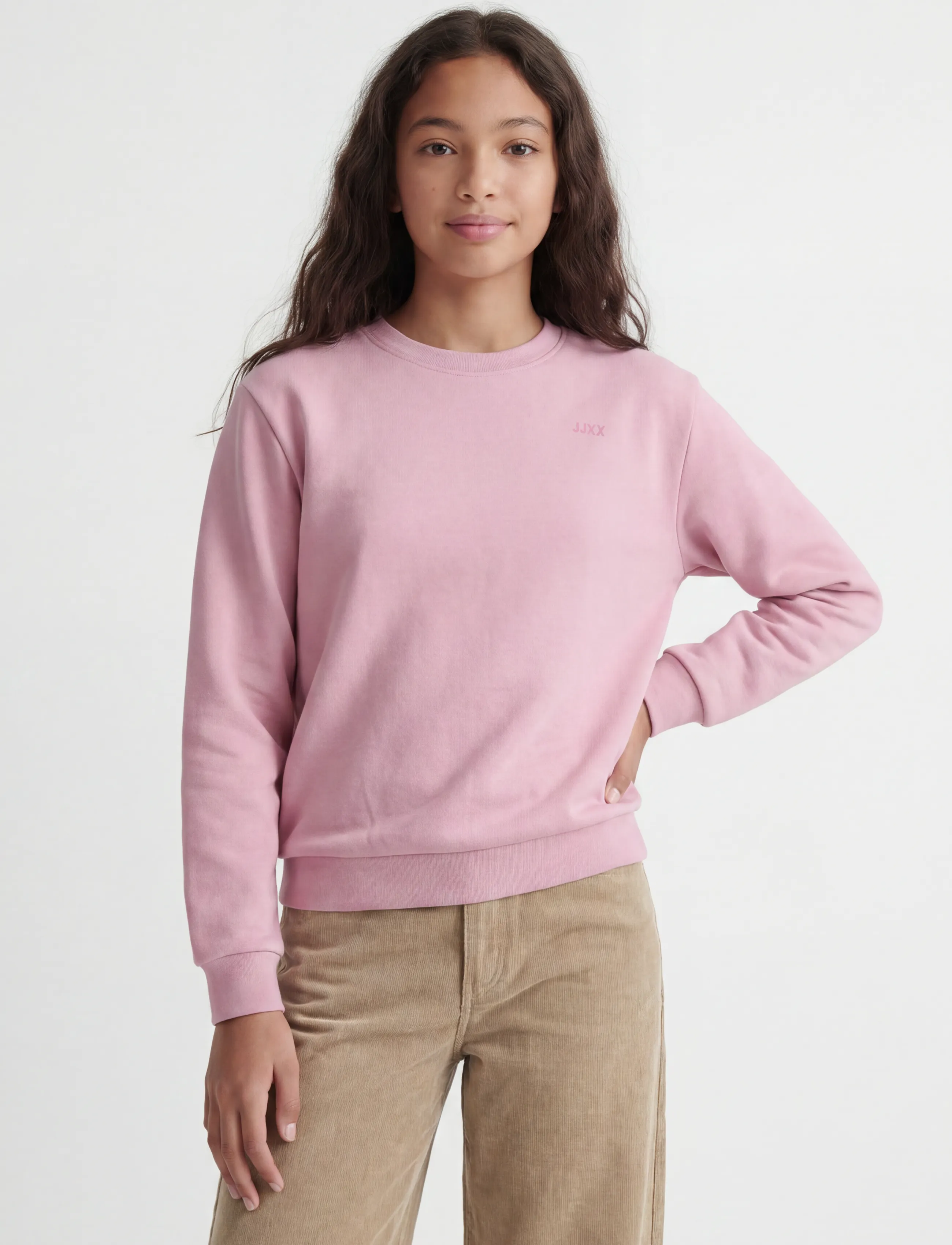 JJXX Kids JXABBIE LS EVERY CREW SWT NOOS GRL - Sweatshirts - ORCHID SMOKE / pink/rose
