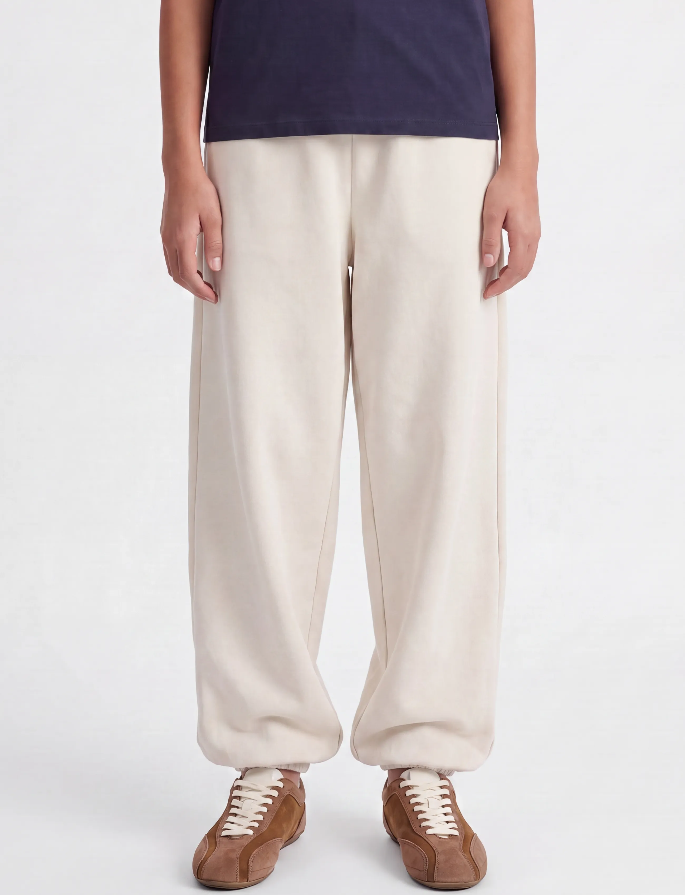 JJXX Kids Jxabbie Every Pants Swt Noos Grl, Børn, Joggingbukser, Cream, Str: 152
