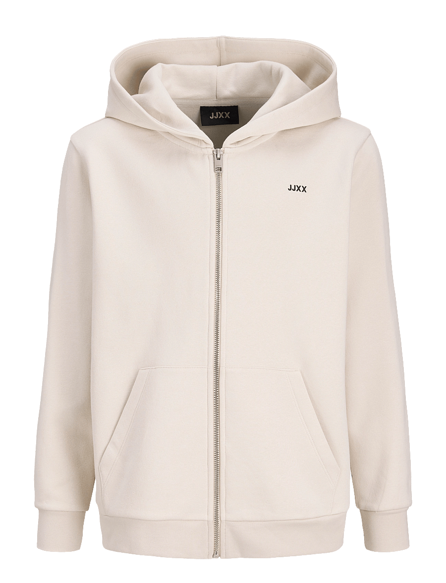 JJXX Kids - JXABBIE LS EVERY ZIP HOOD SWT NOOS GRL - leichte jacken - moonbeam - 1