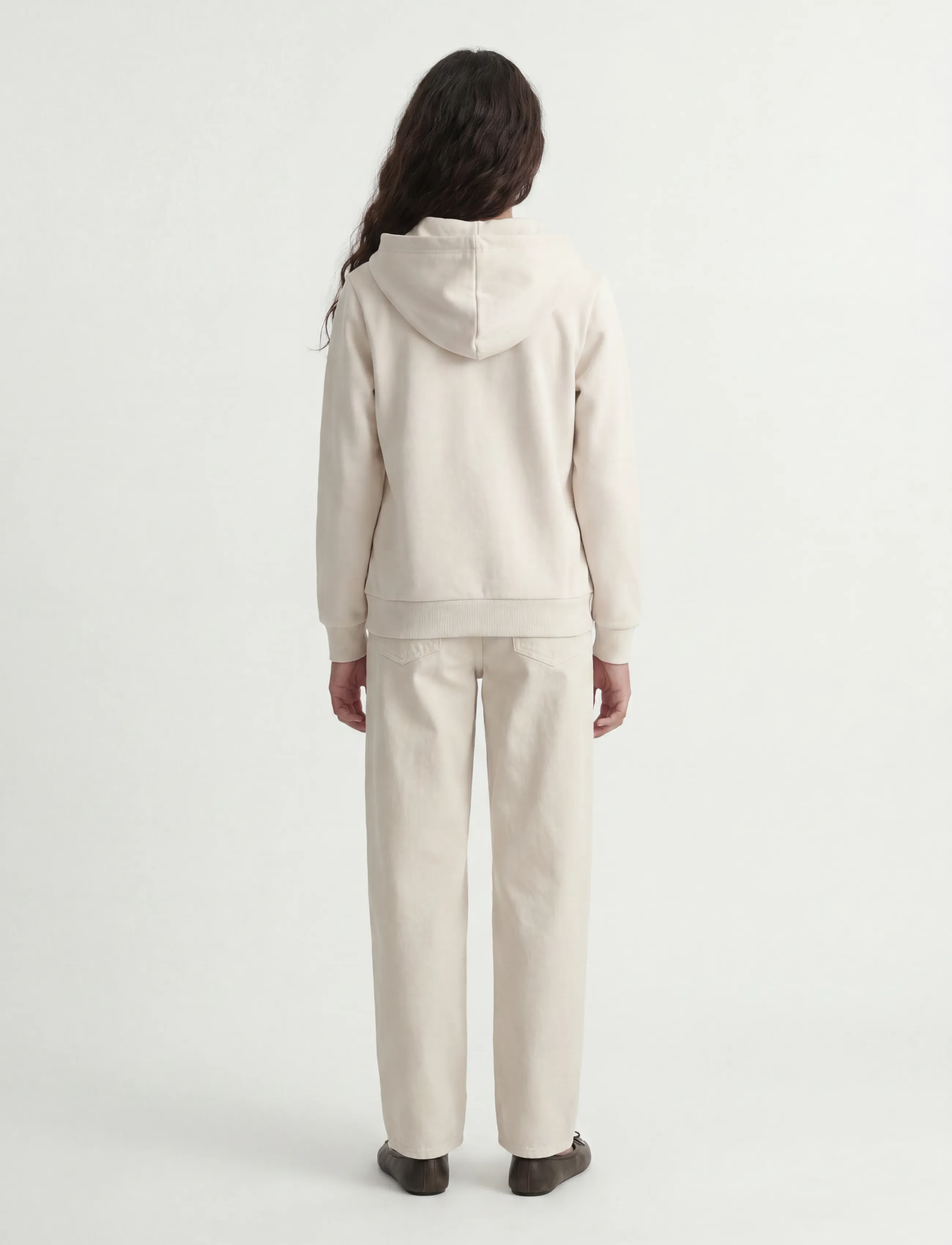 JJXX Kids - JXABBIE LS EVERY ZIP HOOD SWT NOOS GRL - leichte jacken - moonbeam - 3
