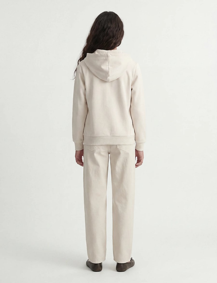 JJXX Kids - JXABBIE LS EVERY ZIP HOOD SWT NOOS GRL - leichte jacken - moonbeam - 3