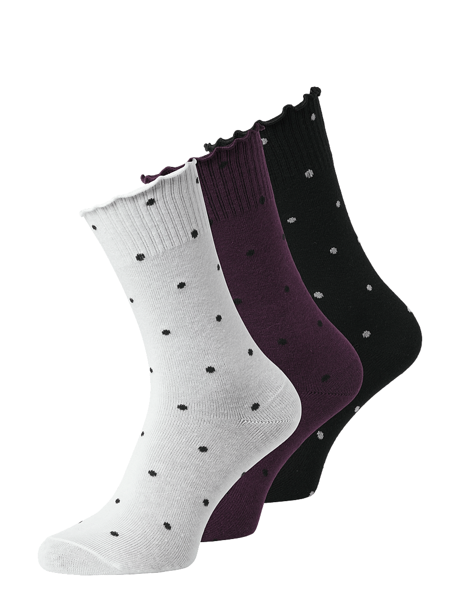 JJXX Kids - JXPOLLY POLKA DOT SOCK 3-PACK ACC SN GRL - sokid - white - 0