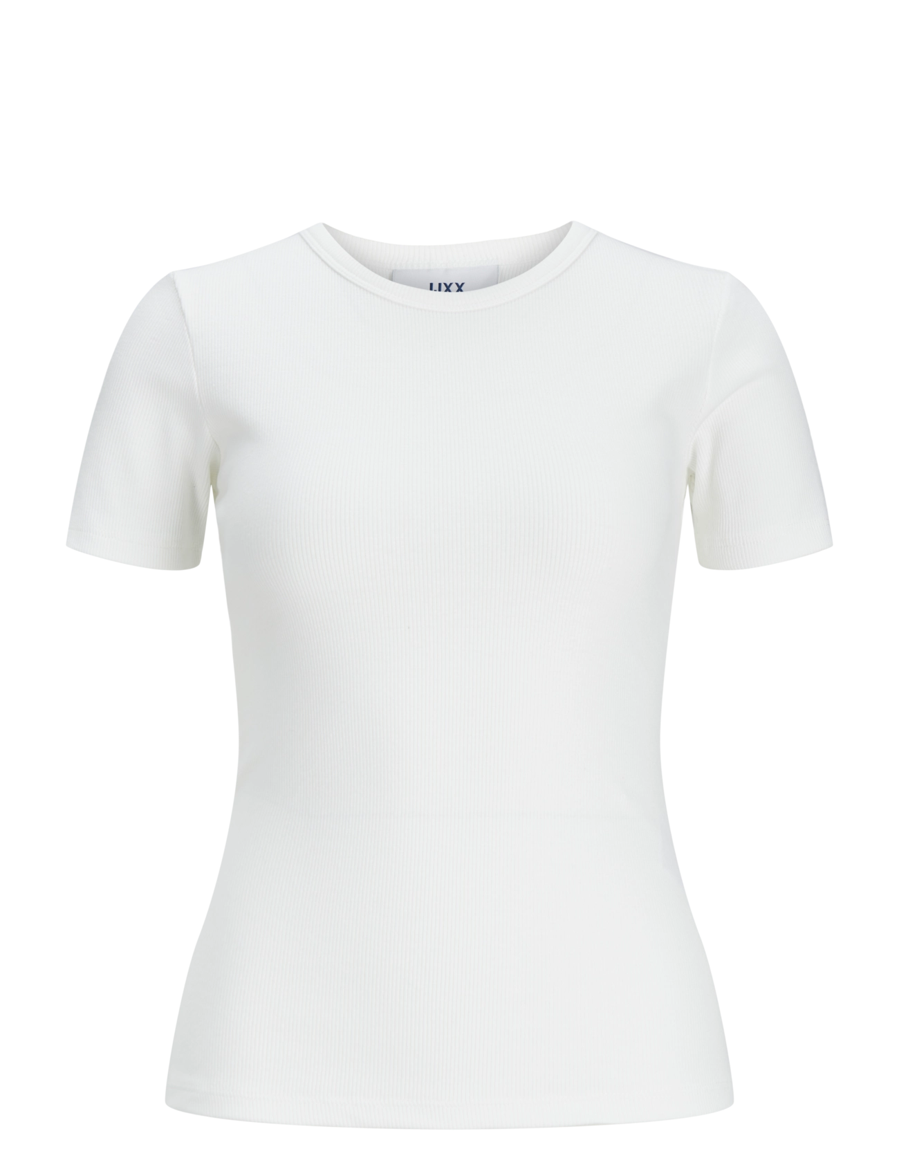 JJXX Kids JXFRANKIE STR SS RIB TEE JRS NOOS GRL - Teismelised 140-176 - BRIGHT WHITE / white