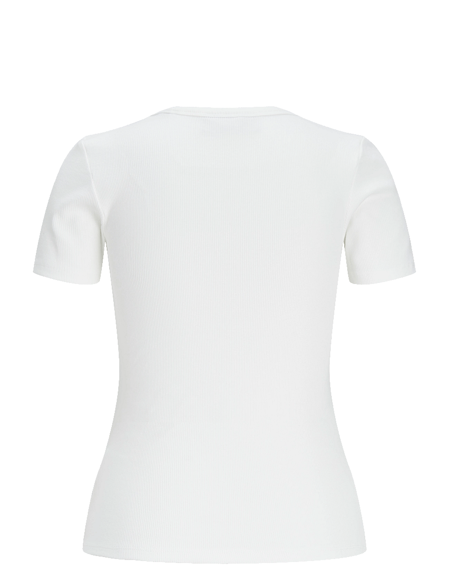 JJXX Kids - JXFRANKIE STR SS RIB TEE JRS NOOS GRL - lühikeste varrukatega t-särgid - bright white - 2