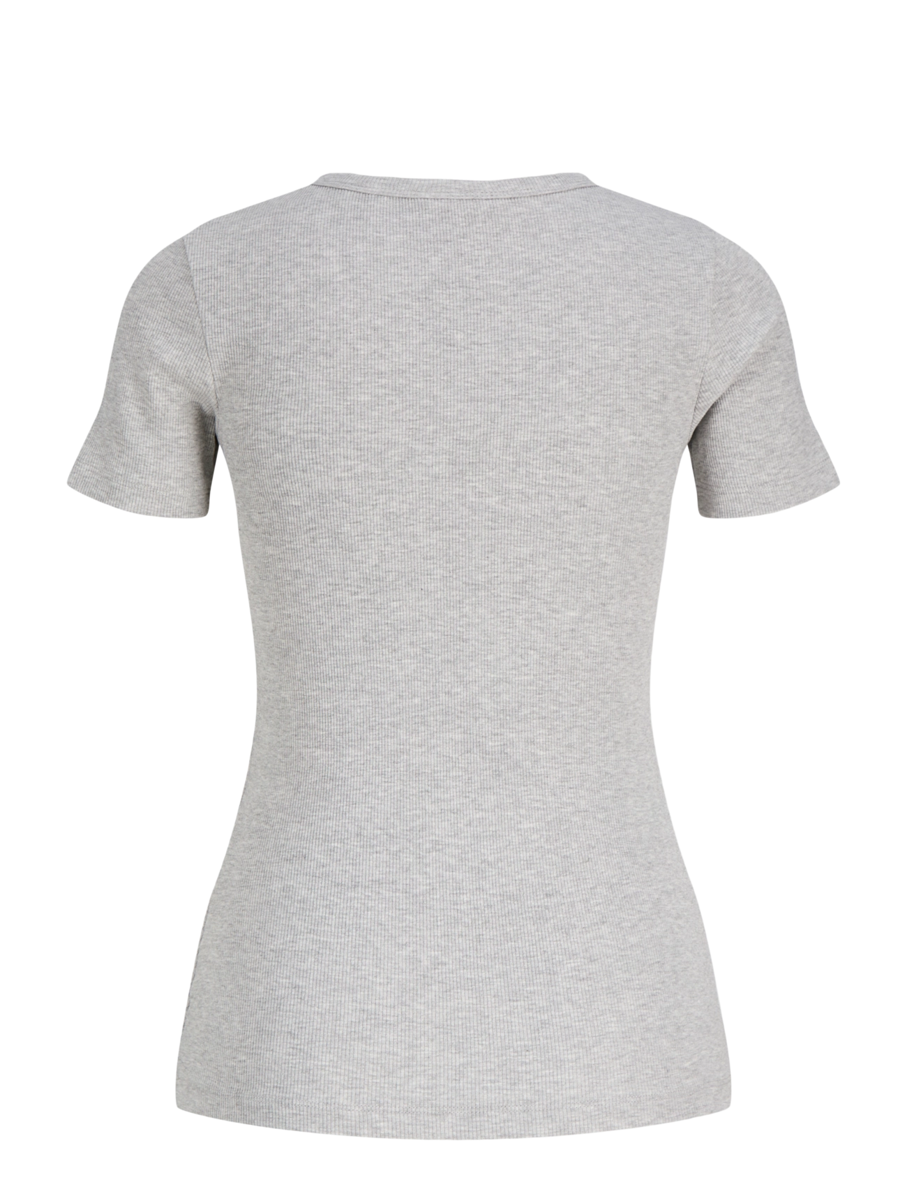 JJXX Kids - JXFRANKIE STR SS RIB TEE JRS NOOS GRL - kurzärmelige - light grey melange - 1