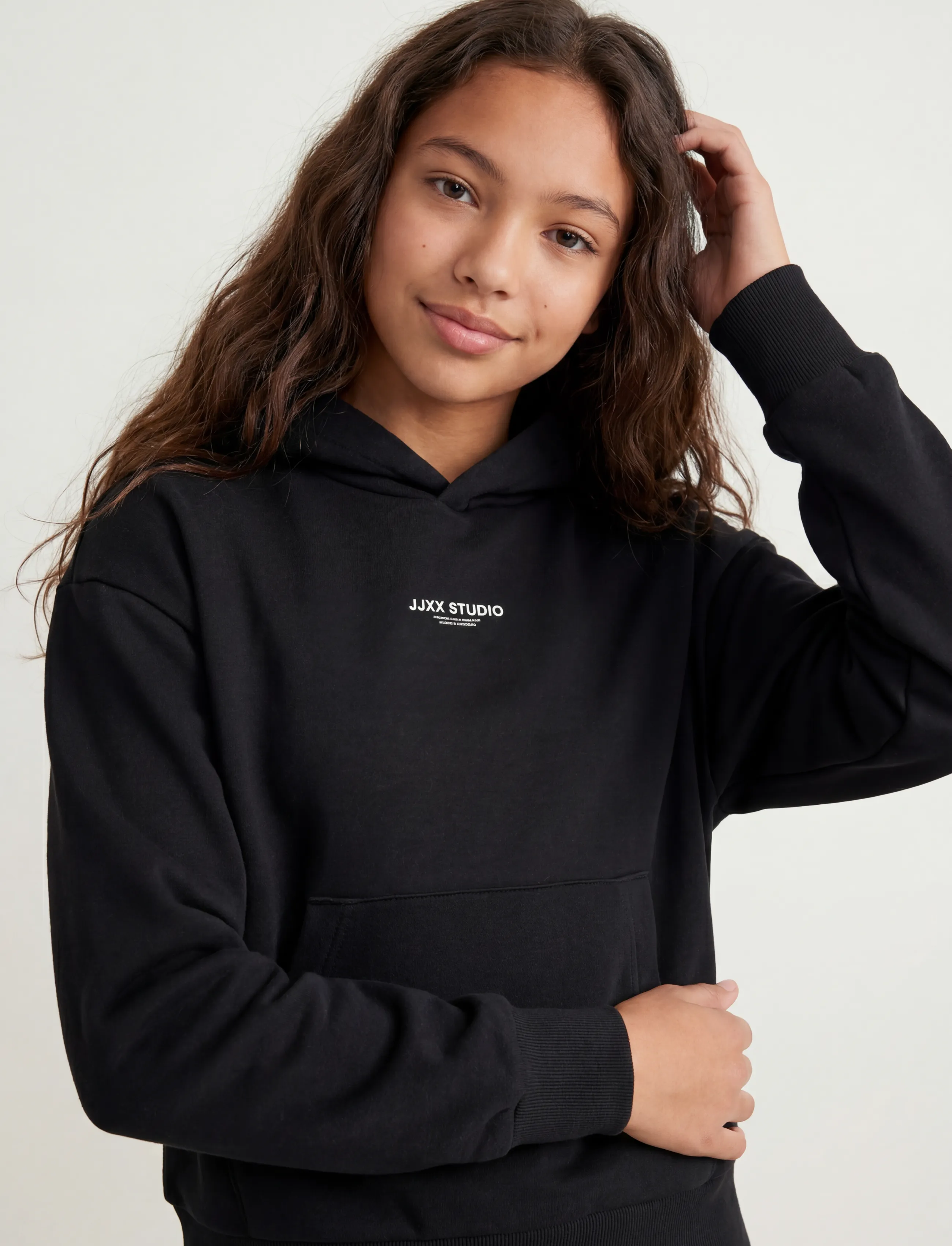 JJXX Kids - JXSTUDIO VESTERBRO HOOD SWT NOOS GRL - kapuutsiga pusad - black - 5