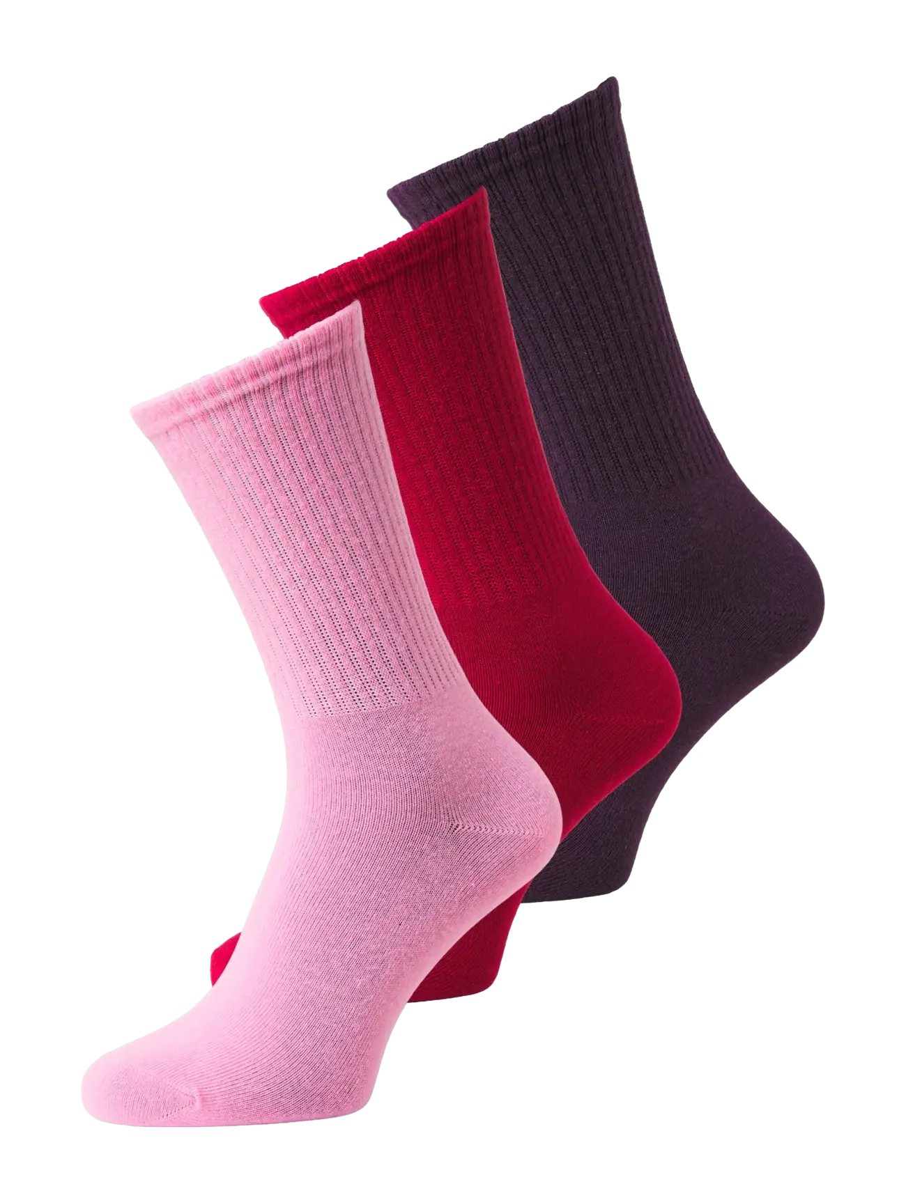JJXX Kids JXKATHY SOCKS 3-PACK ACC SN GRL - Tøj - WINETASTING / burgundy