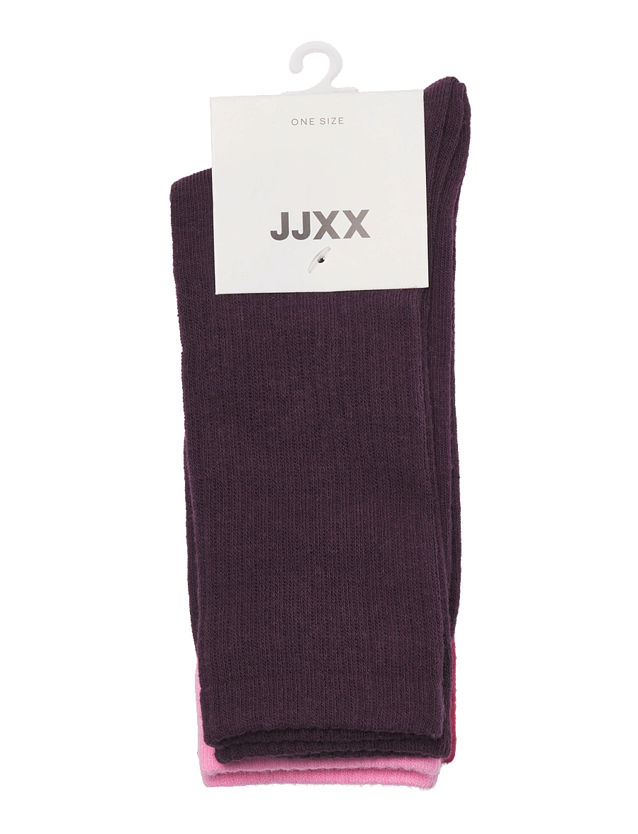 JJXX Kids - JXKATHY SOCKS 3-PACK ACC SN GRL - strømper - winetasting - 1