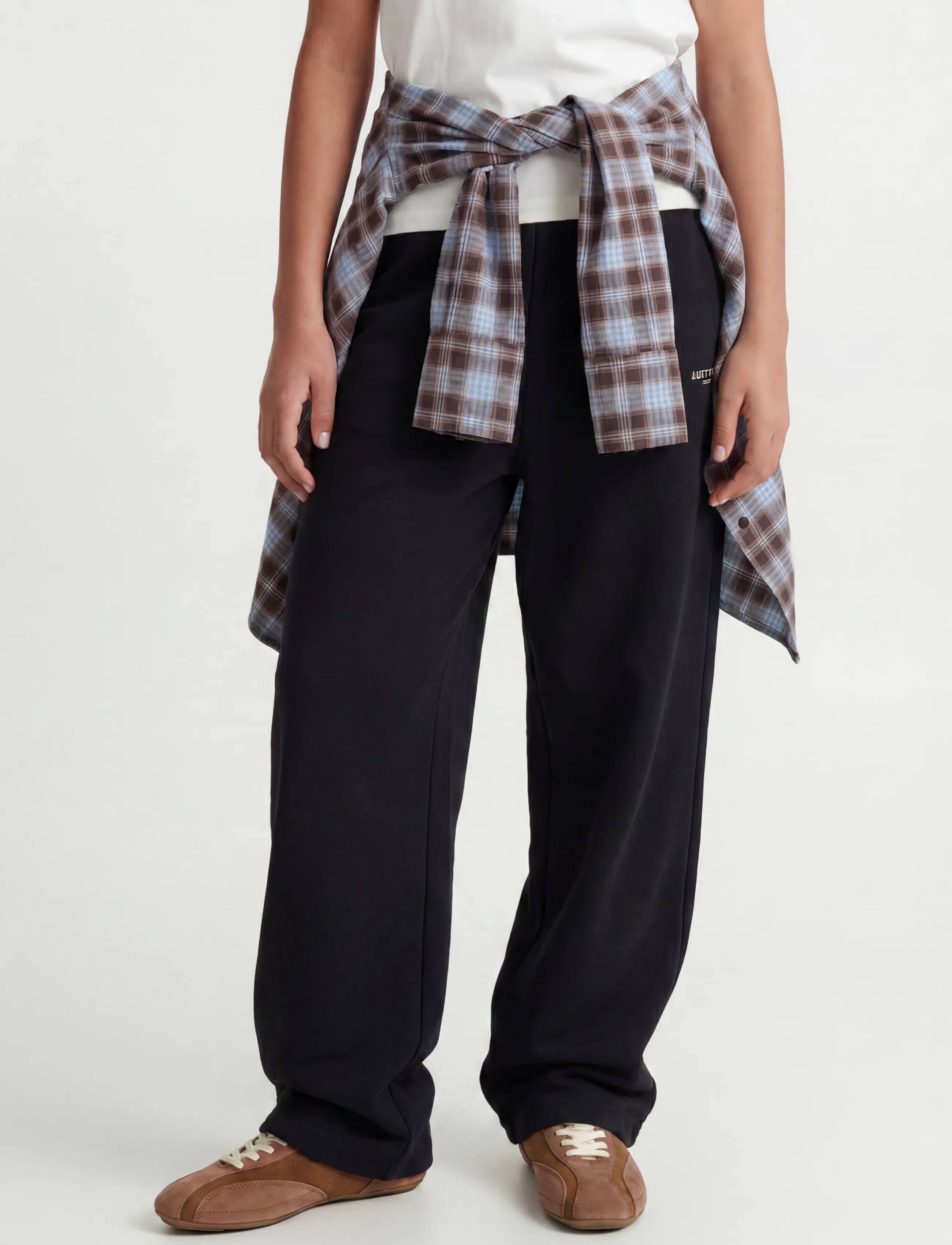 JJXX Kids Jxstudio Vesterbro Pant Swt Noos Grl, 140, Black, Underdele > Joggingbukser, Børn