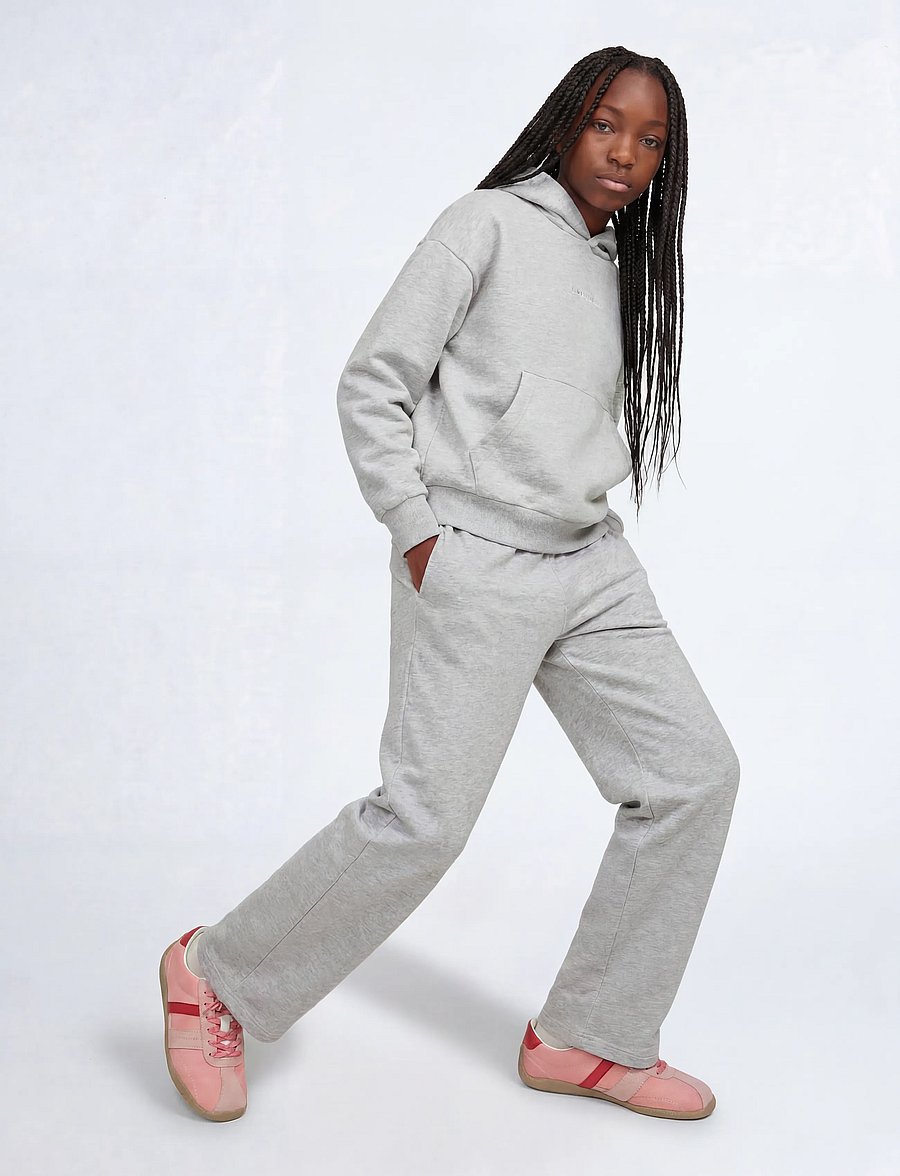 JJXX Kids - JXSTUDIO VESTERBRO PANT SWT NOOS GRL - dressipüksid - light grey melange - 5