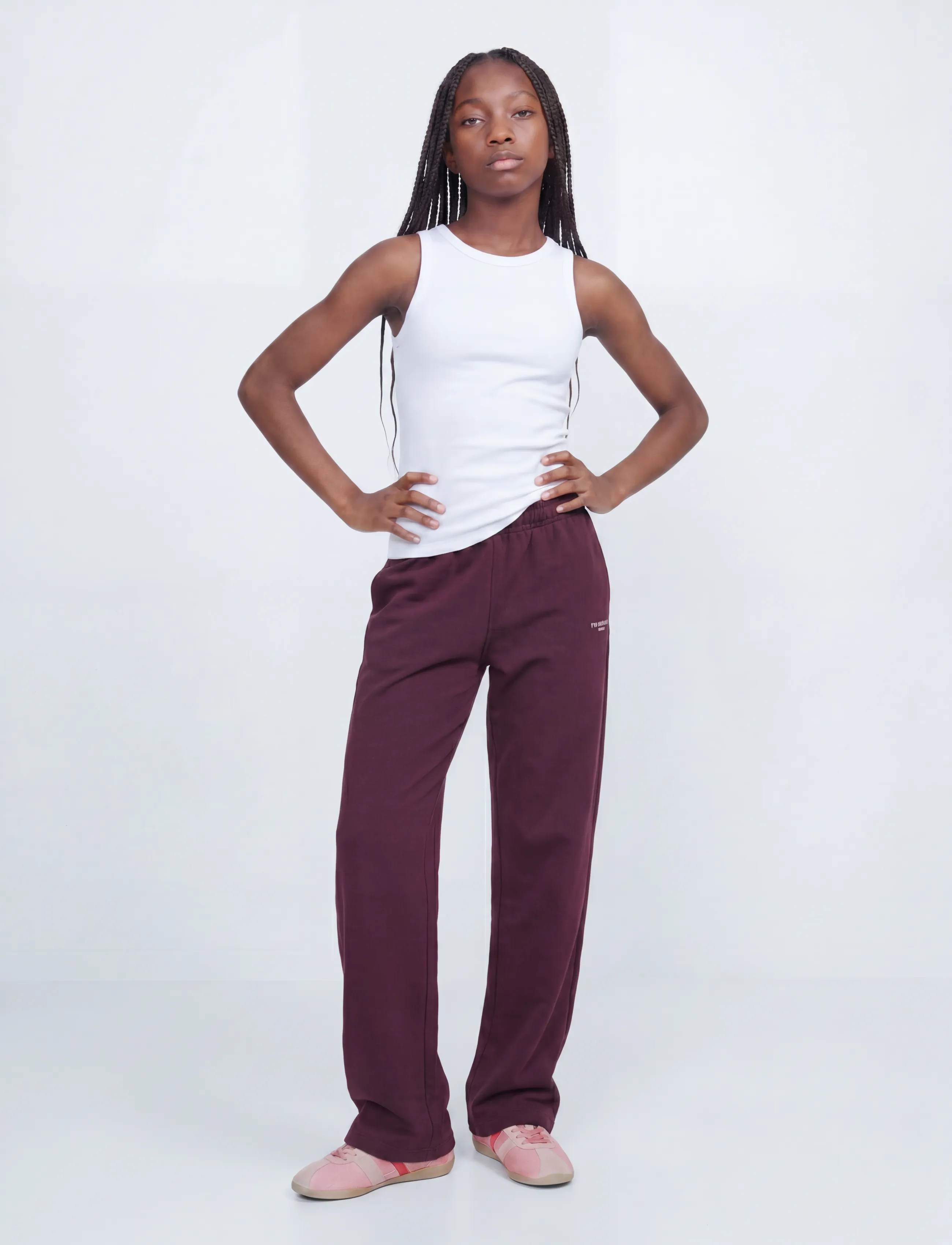 JJXX Kids - JXSTUDIO VESTERBRO PANT SWT NOOS GRL - jogginghosen - winetasting - 4
