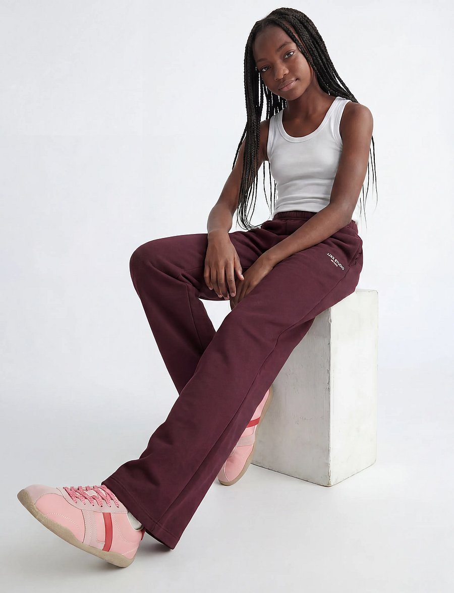 JJXX Kids - JXSTUDIO VESTERBRO PANT SWT NOOS GRL - jogginghosen - winetasting - 5