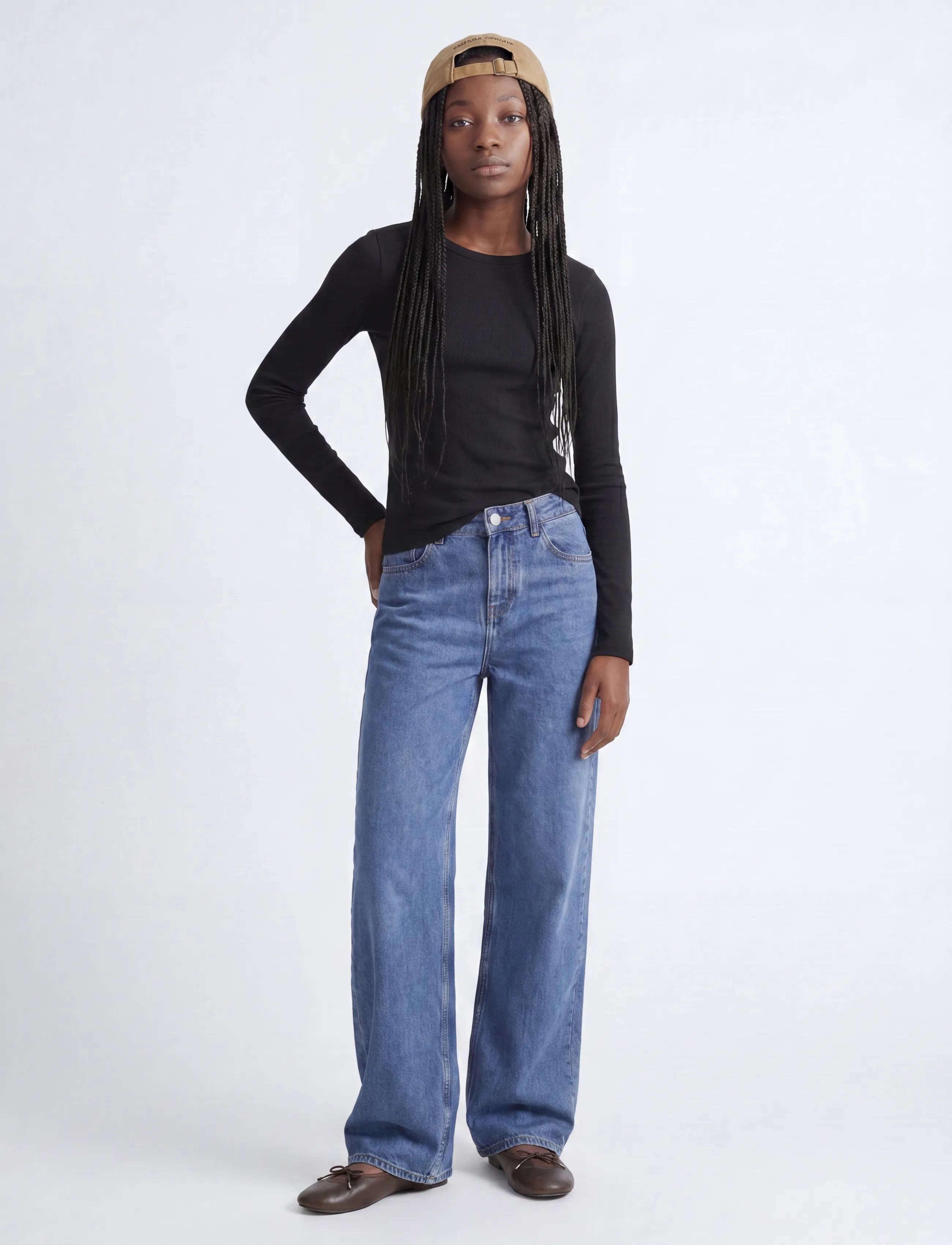 JJXX Kids - JXCELINE GIGI STR LS TEE JRS NOOS GRL - pikkade varrukatega t-särgid - black - 5
