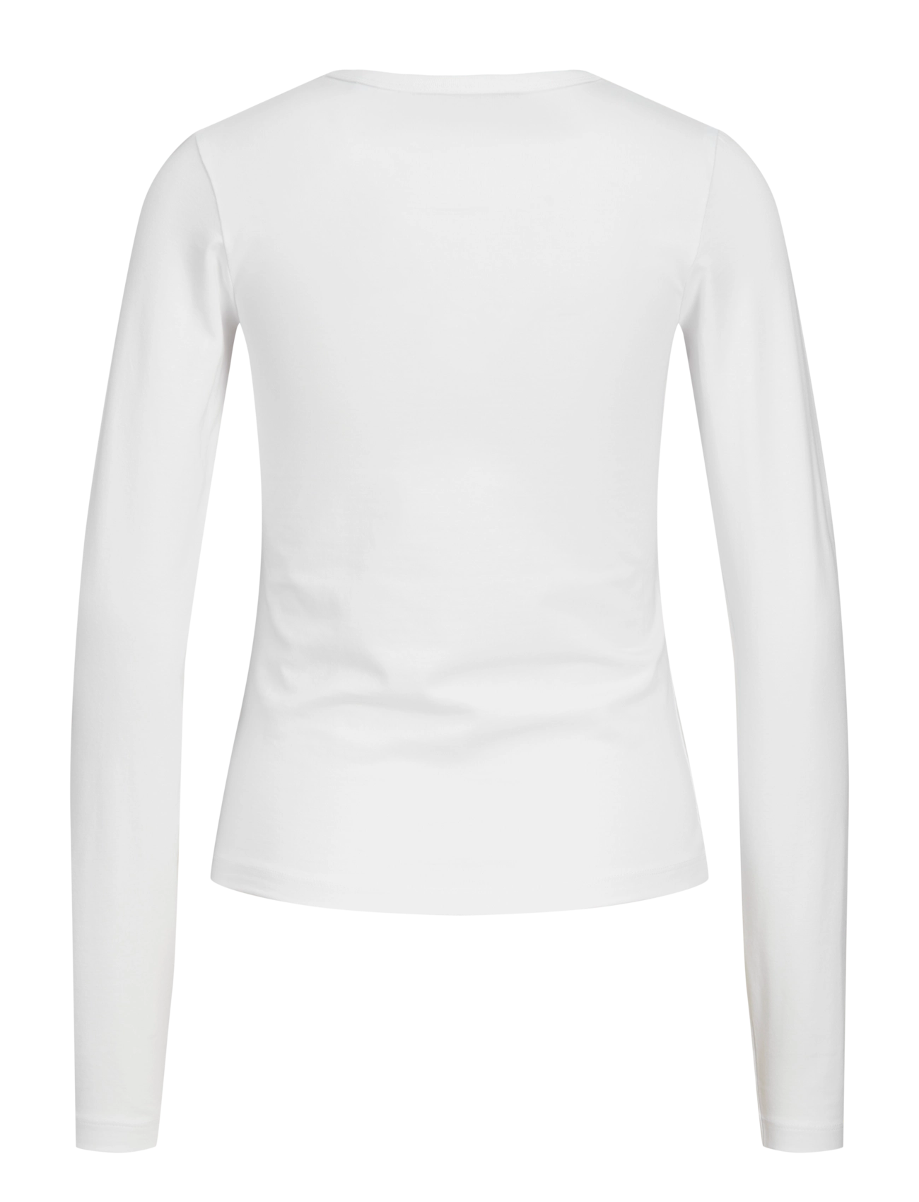 JJXX Kids - JXCELINE GIGI STR LS TEE JRS NOOS GRL - pikkade varrukatega t-särgid - bright white - 2