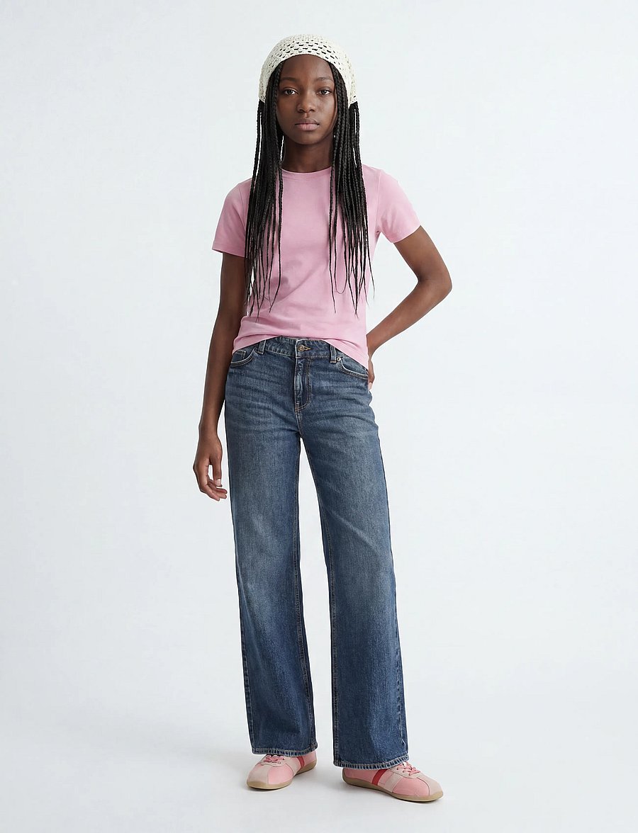 JJXX Kids - JXGIGI STR SS TEE JRS NOOS GRL - kortærmede t-shirts - orchid smoke - 4