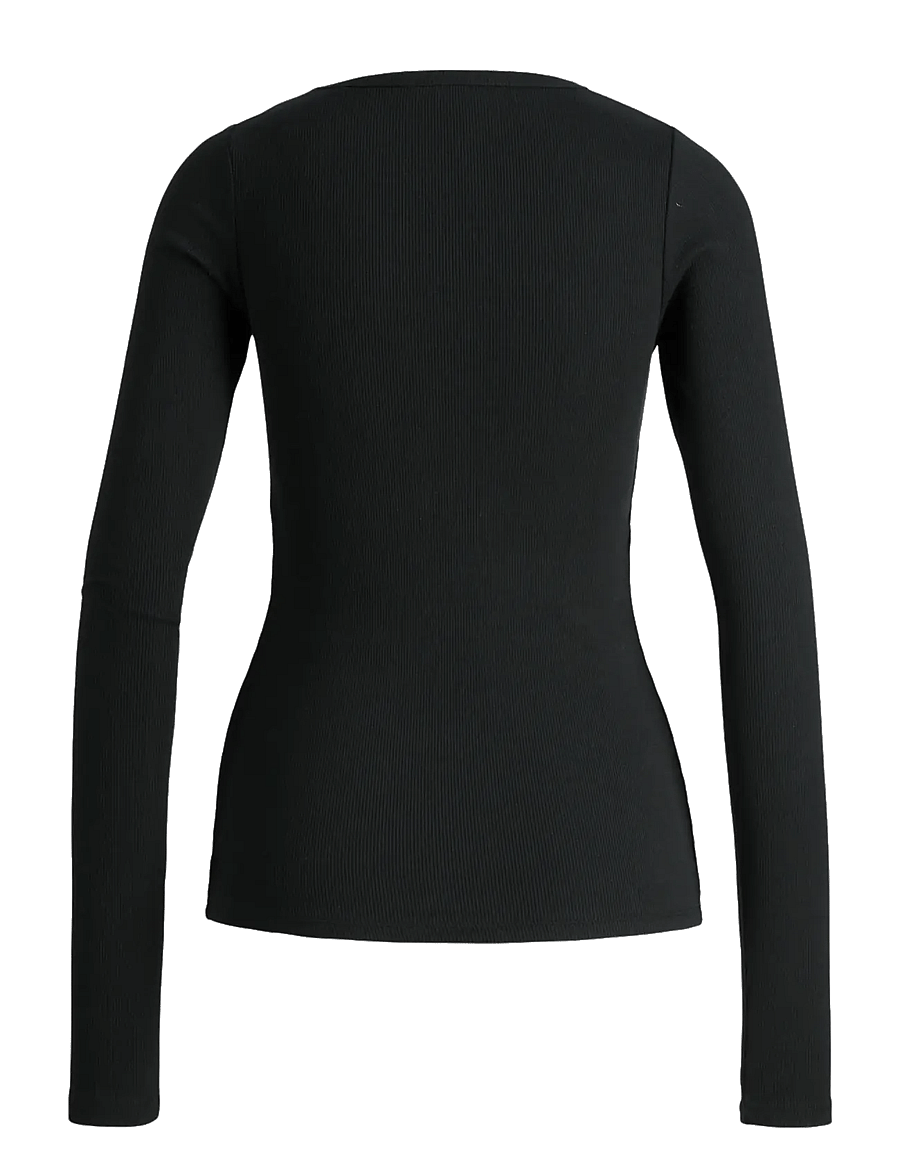 JJXX Kids - JXFREYA STR LS RIB TEE JRS NOOS GRL - black - 2