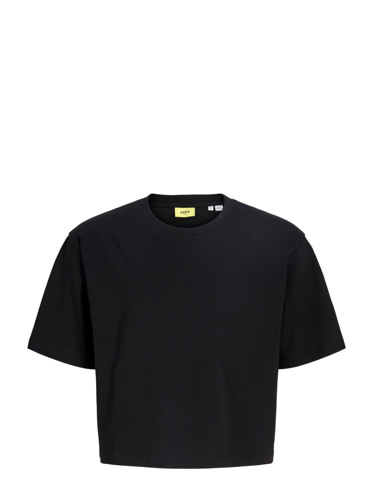 JJXX Kinder Jxandrea Ss Cropped Tee Jrs Noos Grl Schwarz - 152 - Kinder