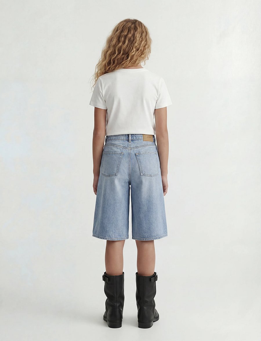 JJXX Kids - JXANDREA SS CROPPED TEE JRS NOOS GRL - kurzärmelige - bright white - 3