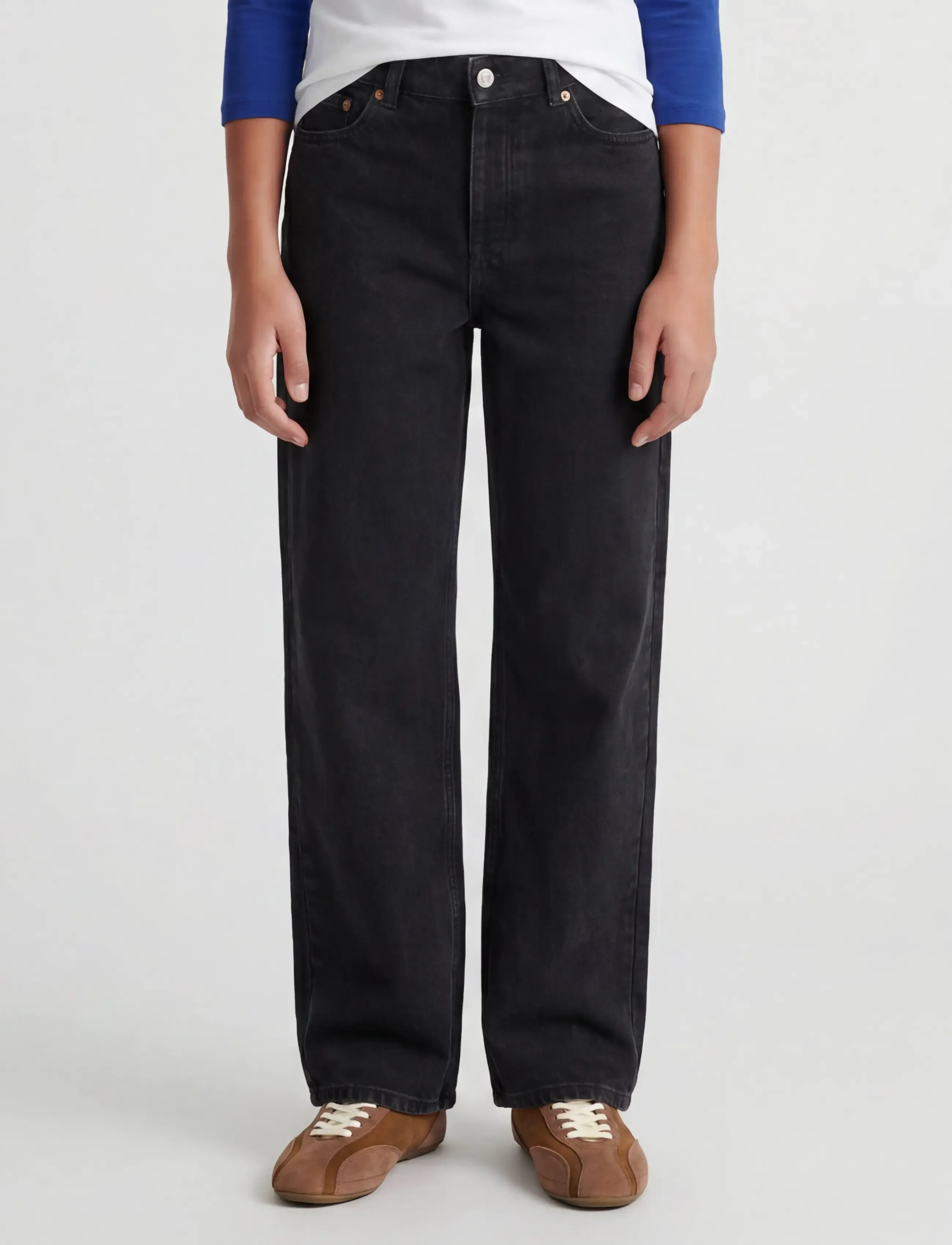 JJXX Kids Jxseville Loose Mr5004 Dnm Grl Bn, 140, Black, Jeans > Løse Jeans, Børn