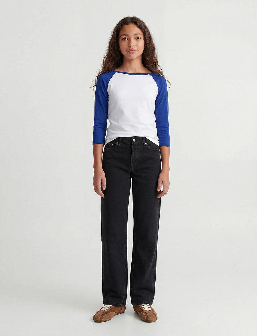 JJXX Kids - JXSEVILLE LOOSE MR5004 DNM GRL BN - black denim - 4