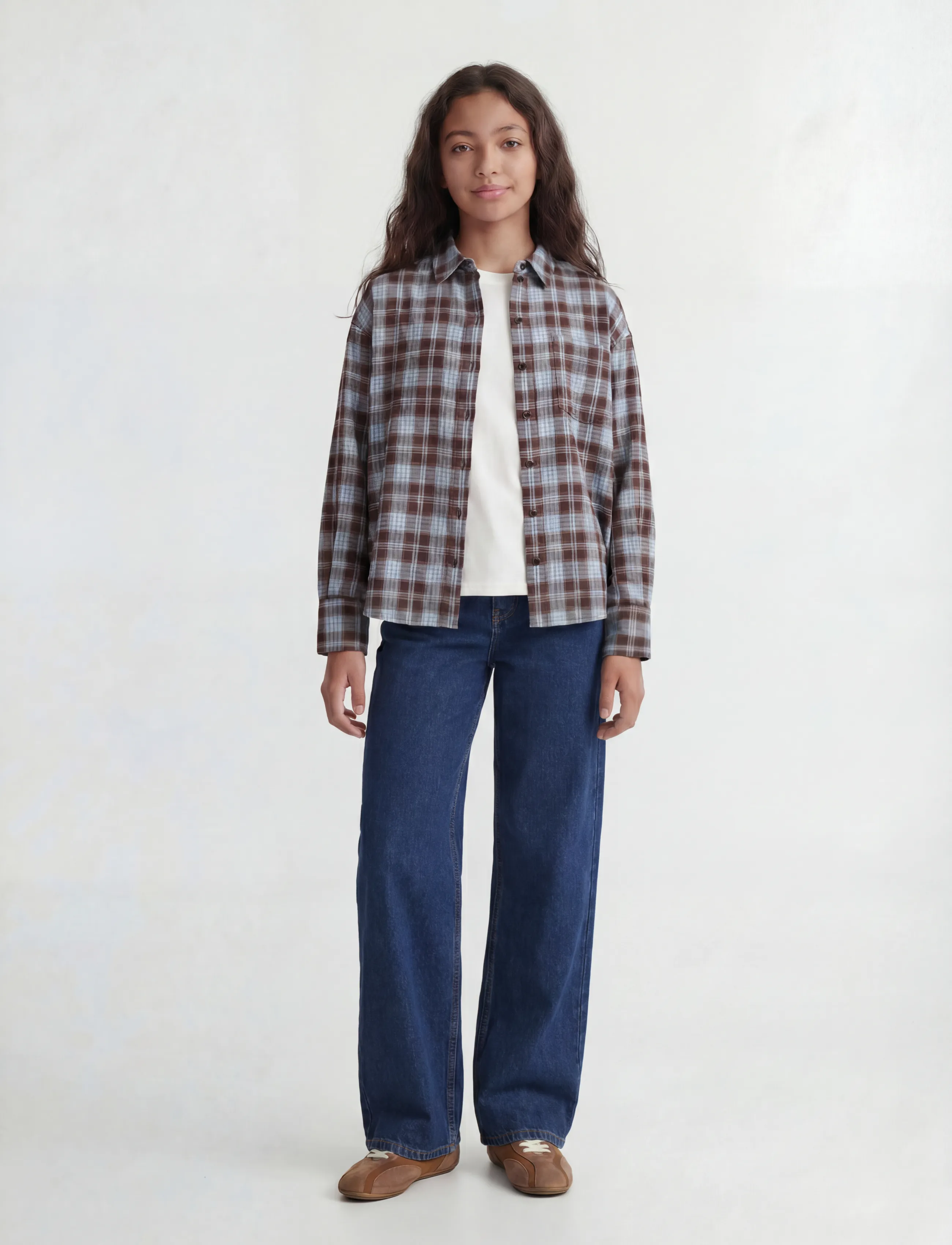 JJXX Kids - JXSEVILLE LOOSE R001 DNM GRL BN - vaba lõikega teksad - blue denim - 4