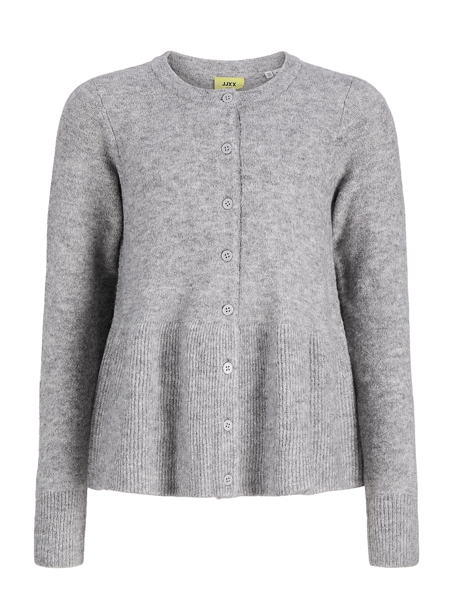 JJXX Kids - JXCOLEEN DIVERSE CARDIGAN KNIT GRL - light grey melange - 0