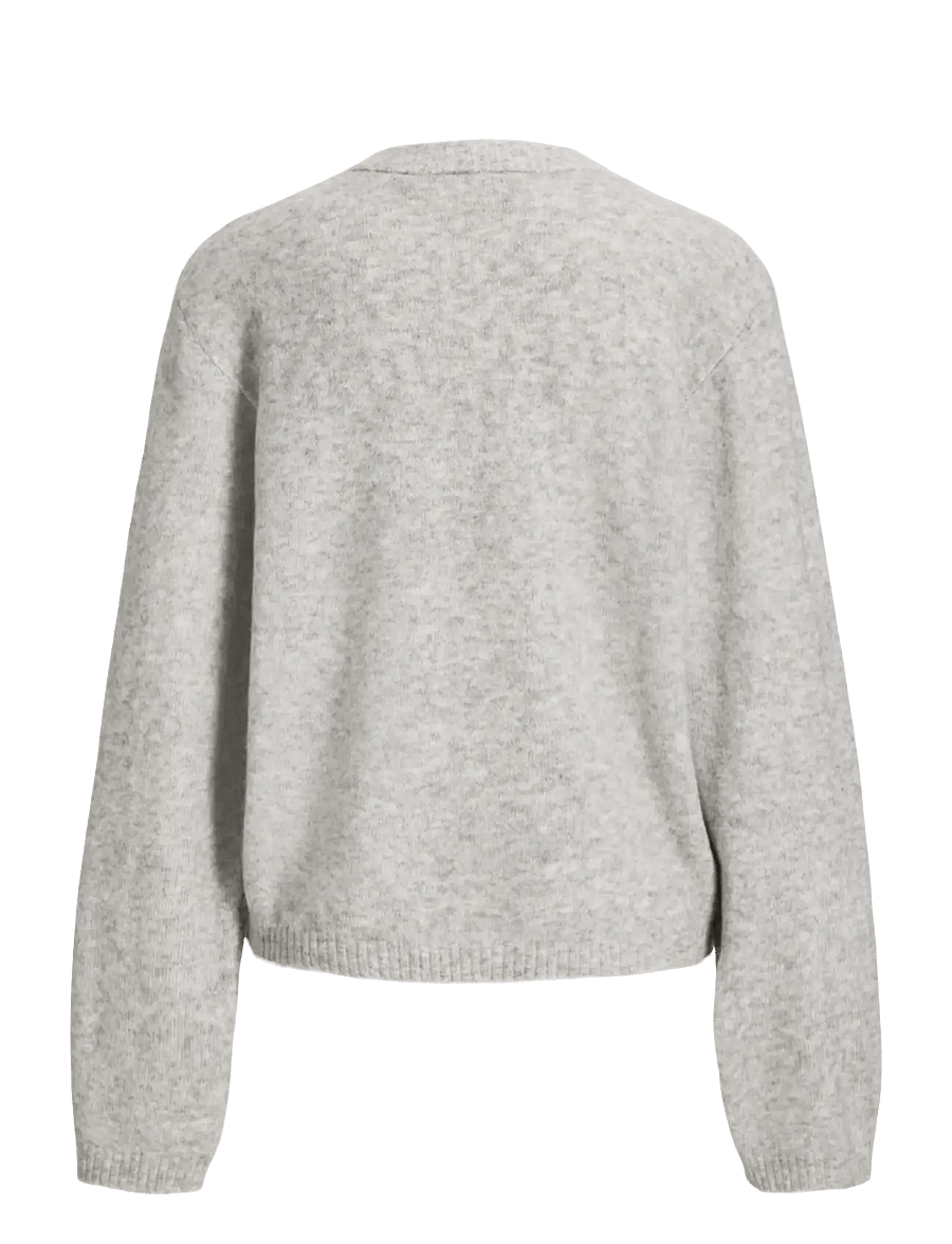 JJXX Kids - JXVALERIA CREW NECK KNIT GRL - light grey melange - 1
