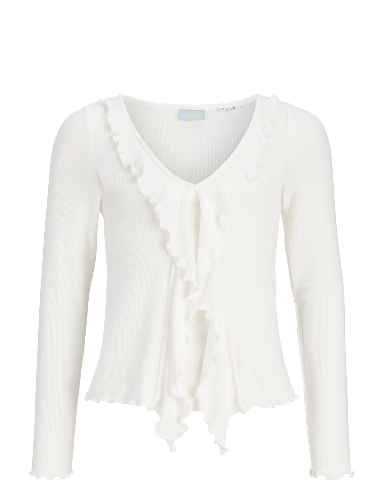 JJXX Kids JXUMA LS RIB BOW TOP JRS GRL - Shop by age - CLOUD DANCER / cream