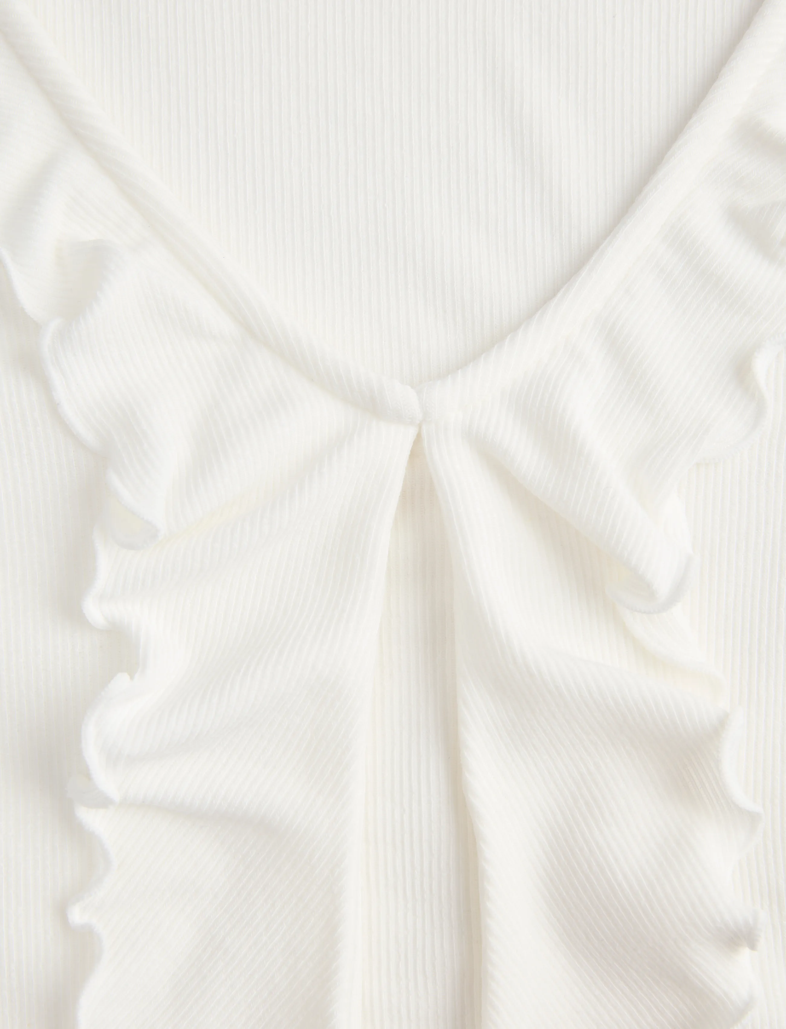 JJXX Kids - JXUMA LS RIB BOW TOP JRS GRL - cloud dancer - 3