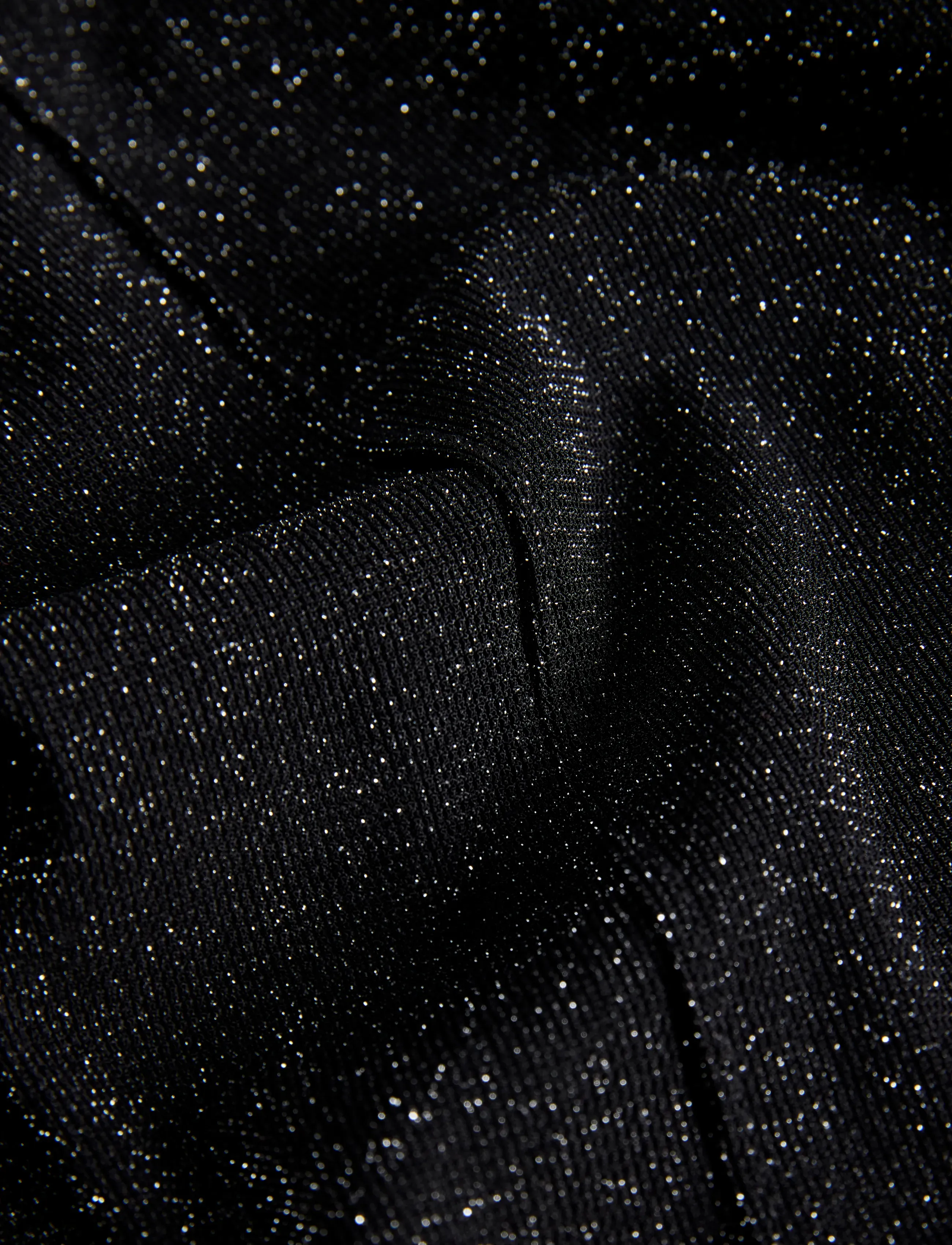 JJXX Kids - JXMINNA MESH GLITTER LS TOP WVN GRL - bluser & tunikaer - black - 2