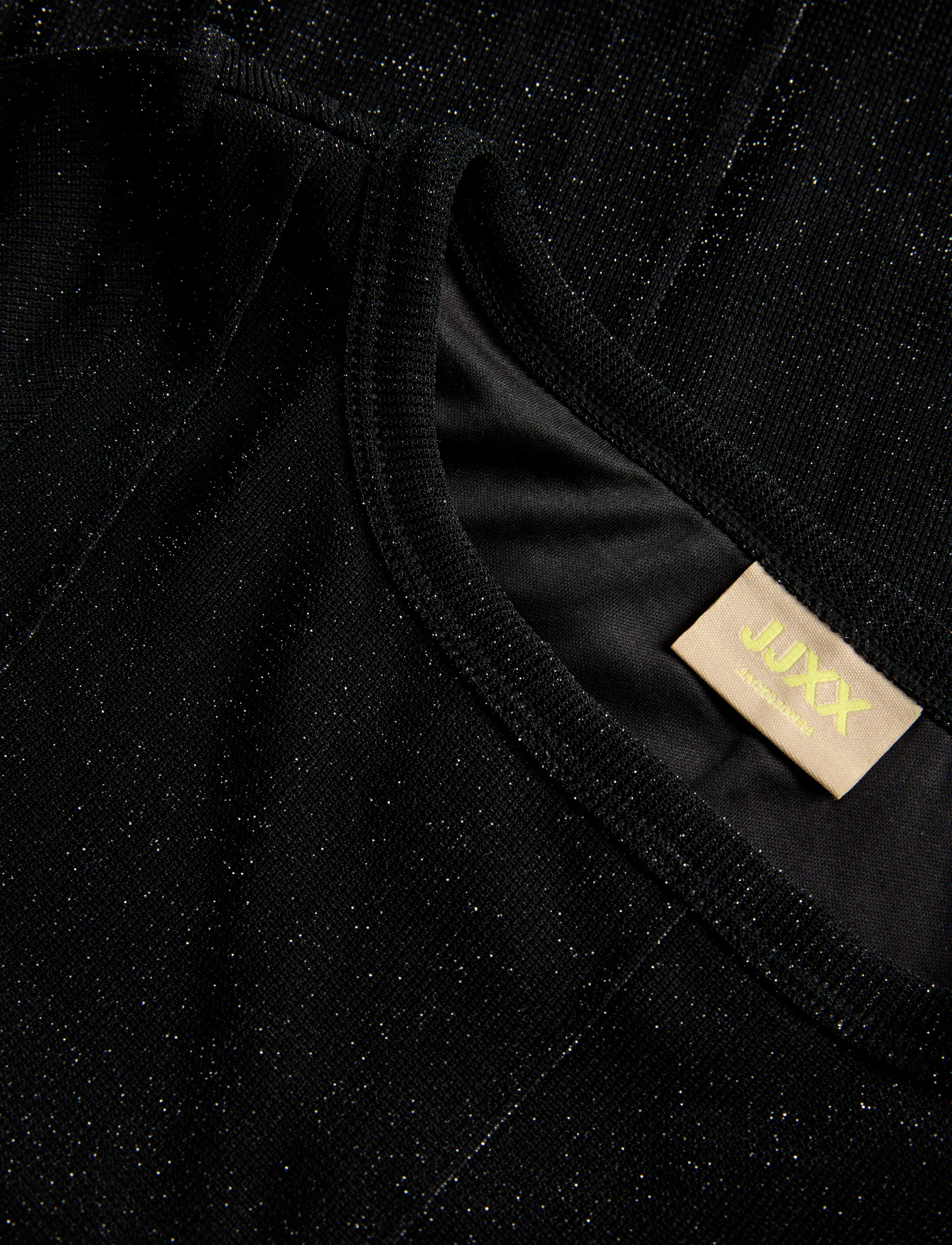 JJXX Kids - JXMINNA MESH GLITTER LS TOP WVN GRL - bluser & tunikaer - black - 3