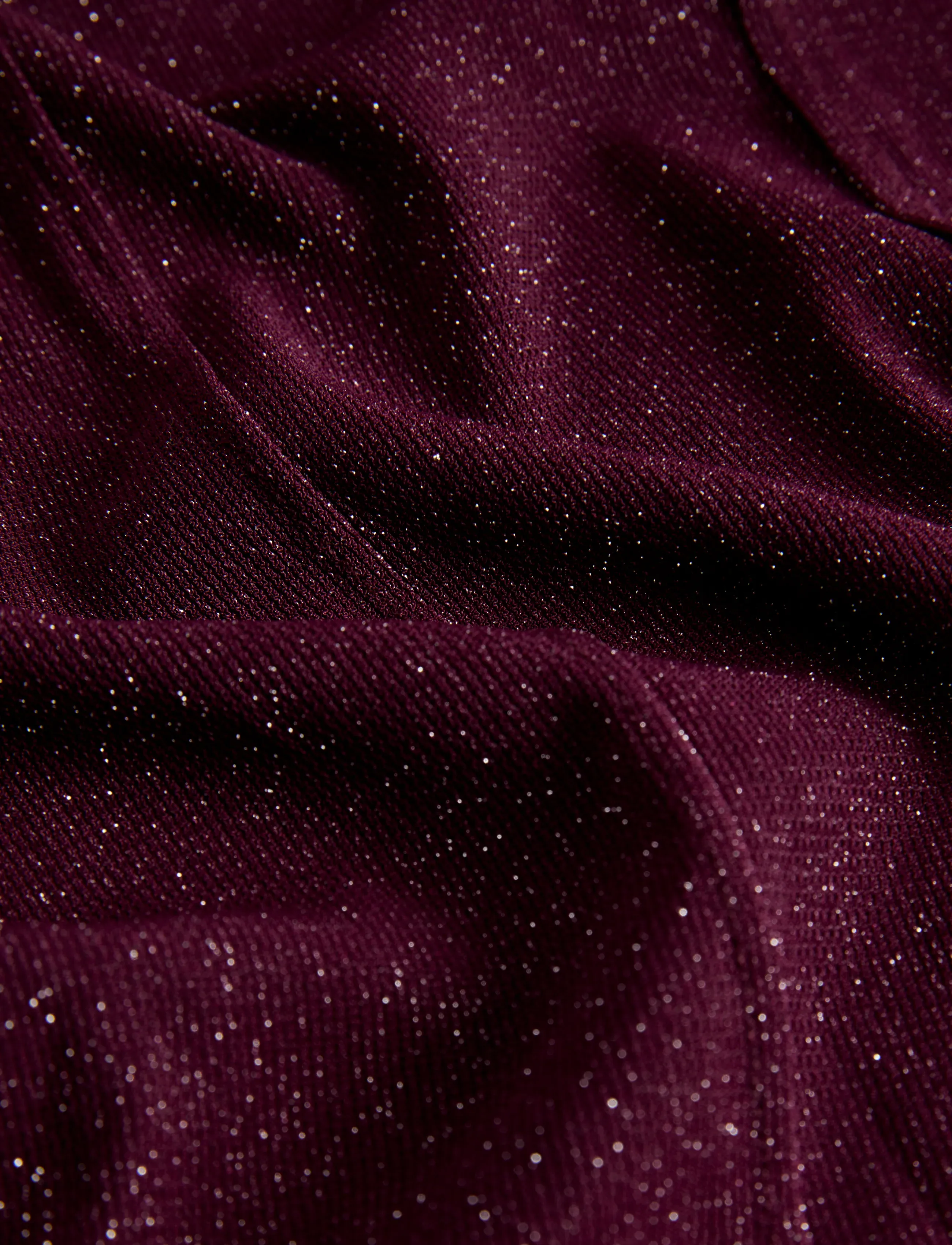JJXX Kids - JXMINNA MESH GLITTER LS TOP WVN GRL - bluser & tunikaer - winetasting - 4