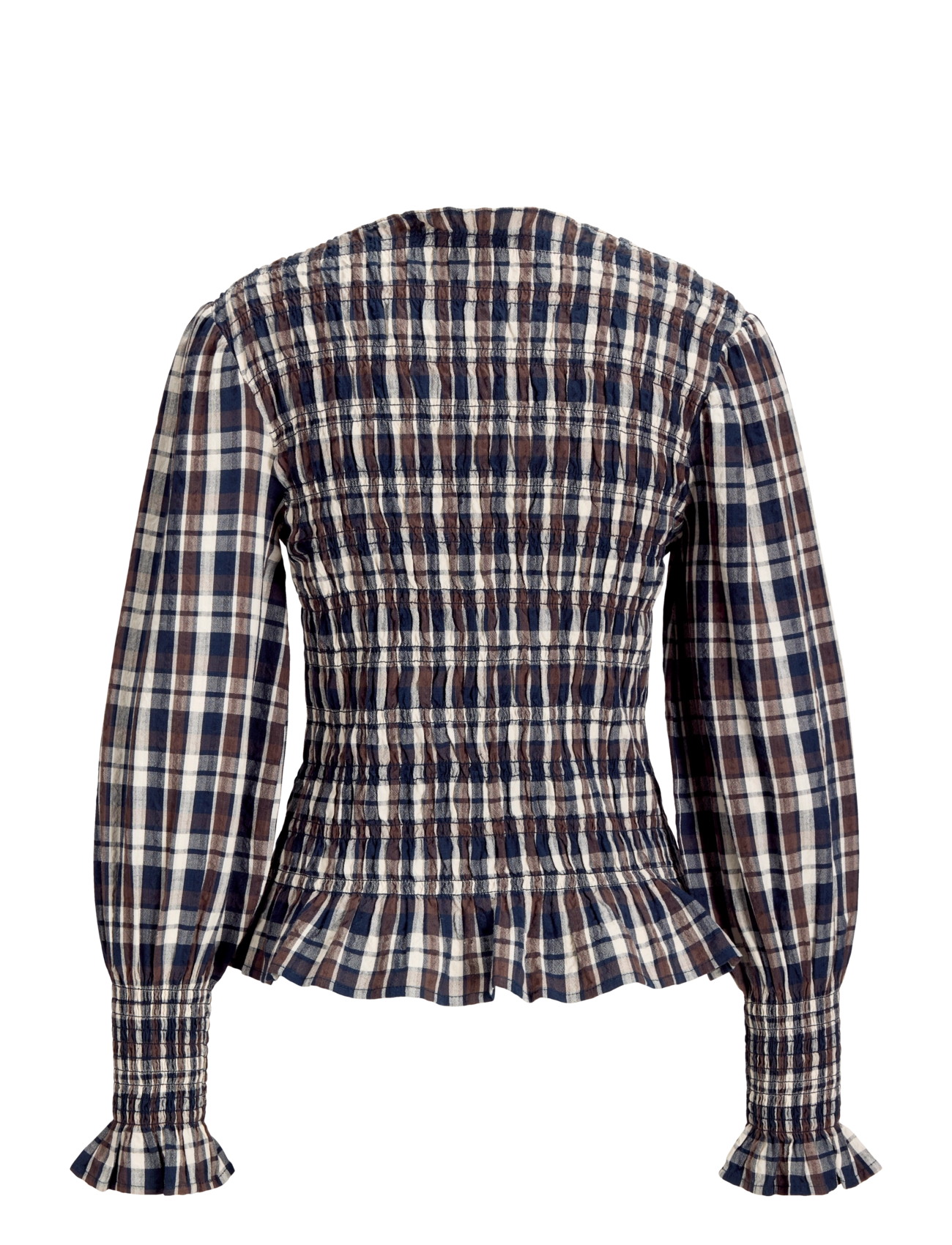 JJXX Kids - JXZANA LS SMOCK TOP WVN GRL - pluusid ja tuunikad - demitasse - 1