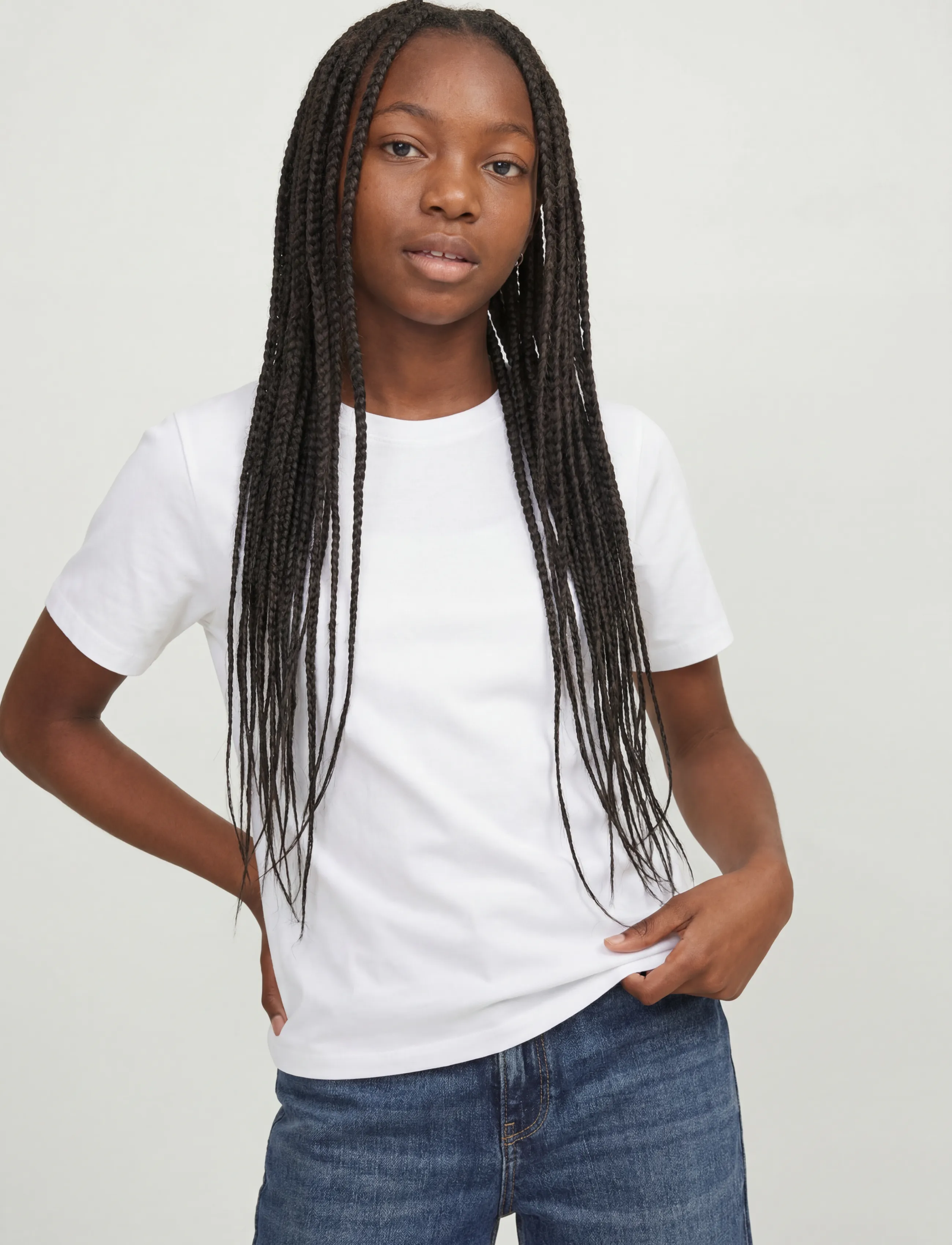 JJXX Kids - JXANNA SS EVERY TEE JRS NOOS GRL - kortærmede t-shirts - bright white - 5