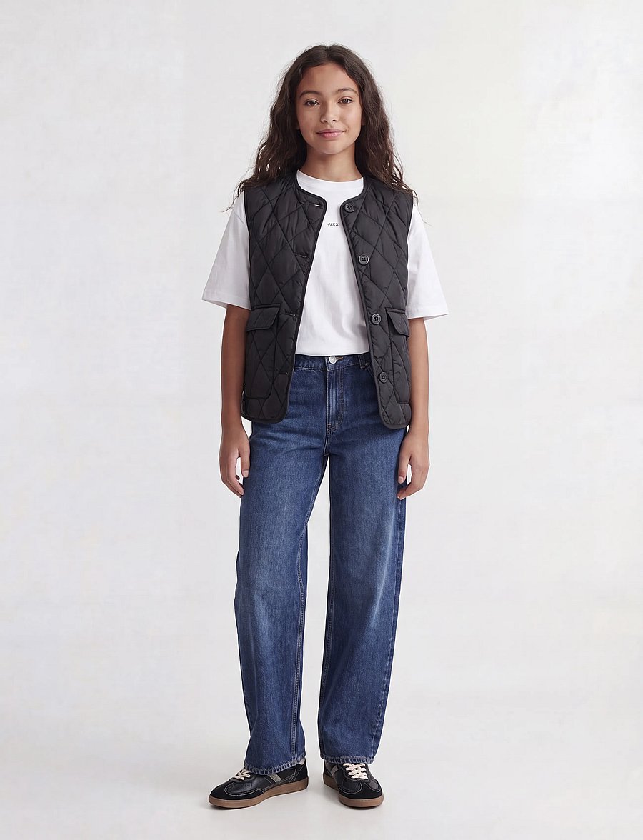 JJXX Kids - JXHOPE QUILTED VEST OTW GRL SN - einkaufen nach alter von - black - 4