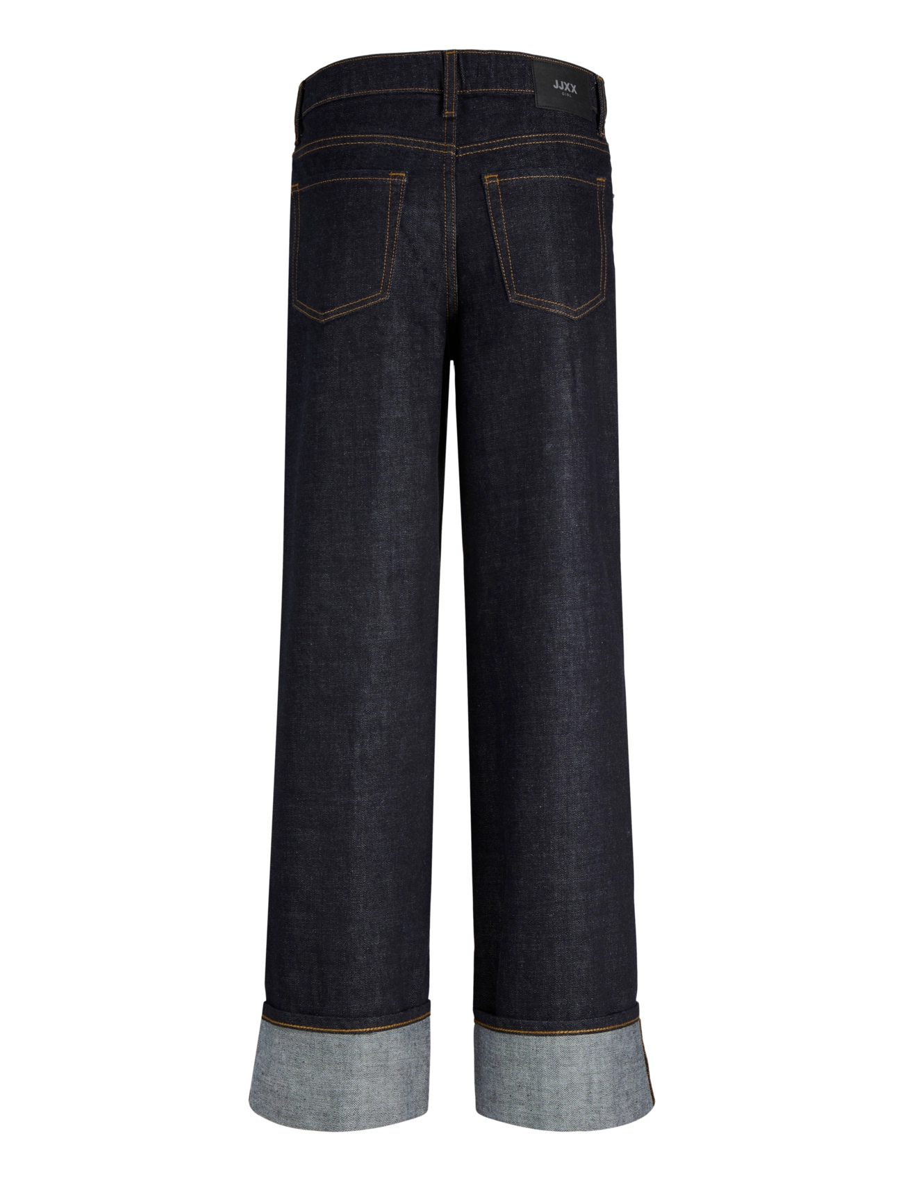 JJXX Kids - JXTOKYO VEGA FOLD UP R269 DNM GRL - wide leg jeans - dark blue denim - 2